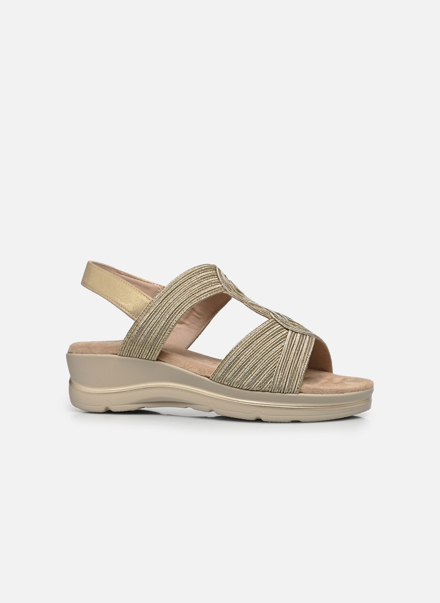 Keil- und Plateausandalen UPEMBA W14205 damen gold und bronze Comfeet Keil- und Plateausandalen UPEMBA W14205 damen gold und bronze Gold