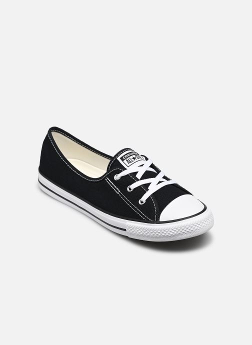 Converse Ballerines classiques Chuck Taylor All Star Ballet Lace W femme noir