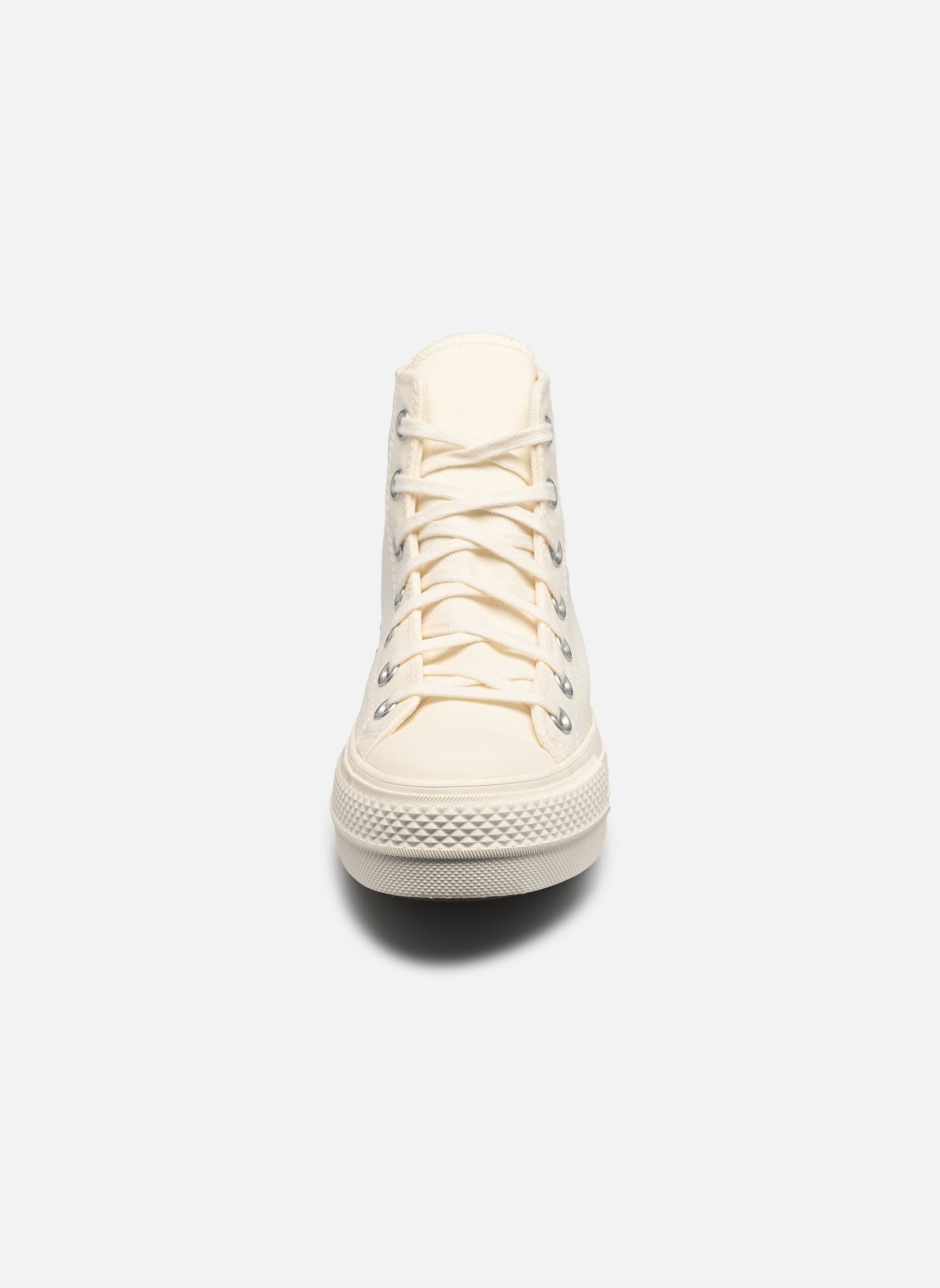 Knöchelhohe Sneaker Chuck Taylor All Star Lift Platform Bead damen beige Converse Knöchelhohe Sneaker Chuck Taylor All Star Lift Platform Bead damen beige EGRET/EGRET/BLACK