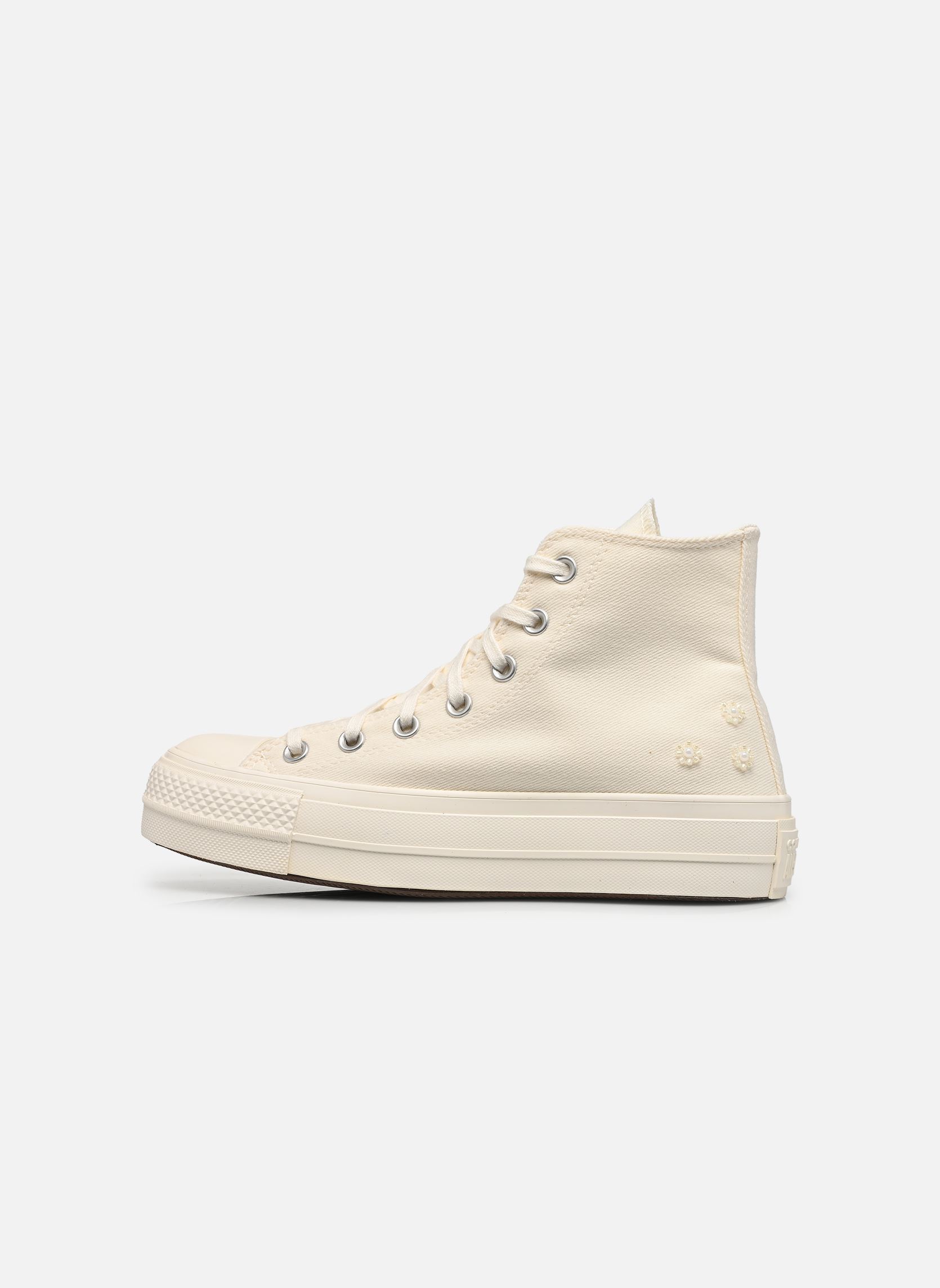 Knöchelhohe Sneaker Chuck Taylor All Star Lift Platform Bead damen beige Converse Knöchelhohe Sneaker Chuck Taylor All Star Lift Platform Bead damen beige EGRET/EGRET/BLACK