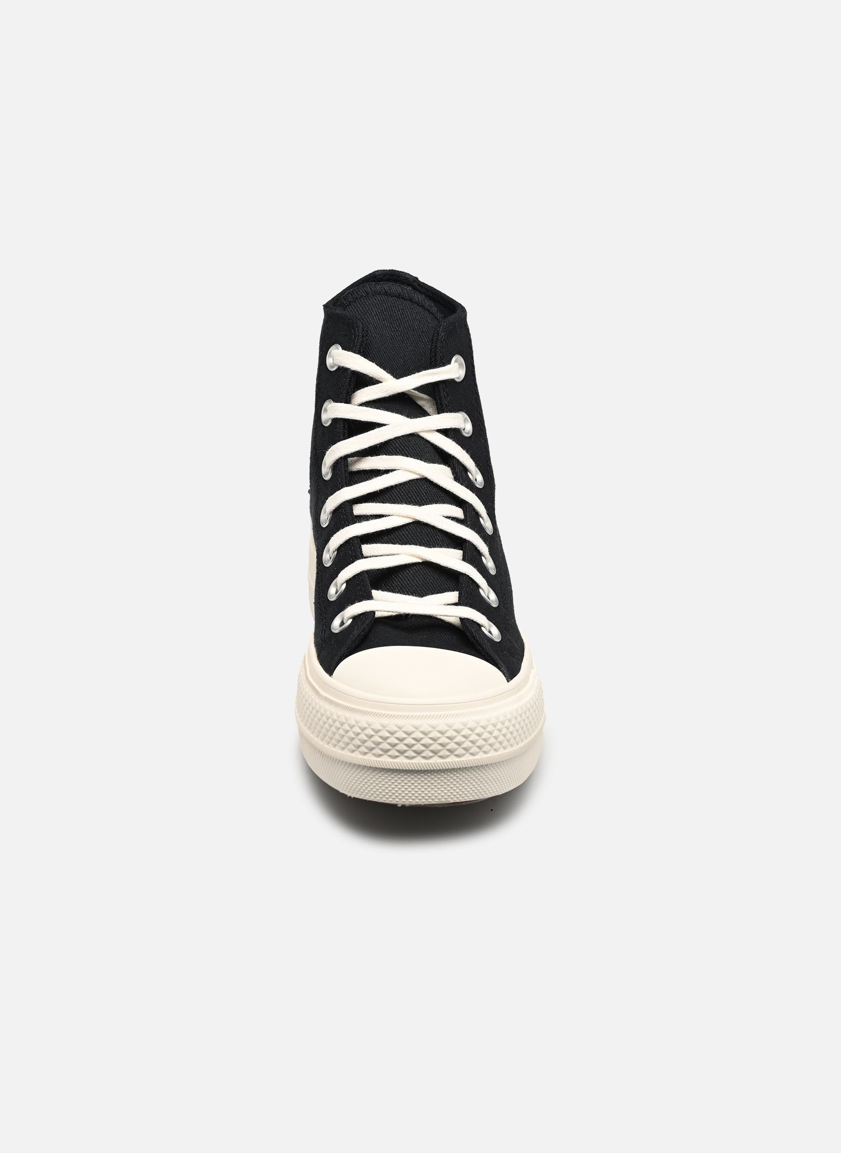Knöchelhohe Sneaker Chuck Taylor All Star Lift Platform Bead damen schwarz Converse Knöchelhohe Sneaker Chuck Taylor All Star Lift Platform Bead damen schwarz BLACK/BLACK/EGRET