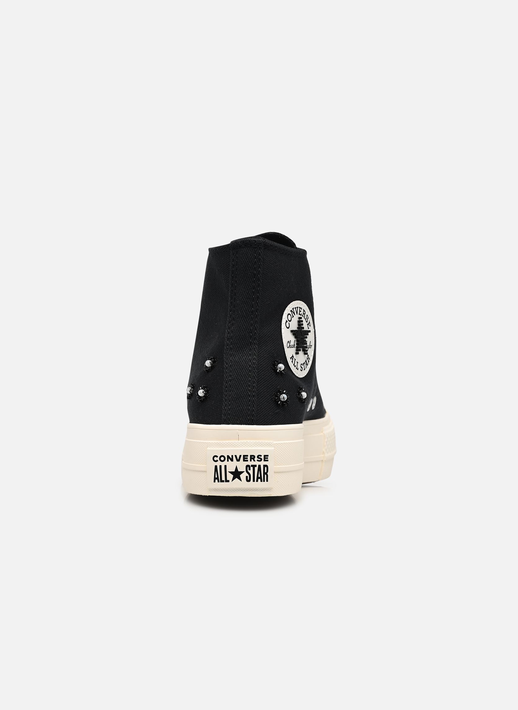 Knöchelhohe Sneaker Chuck Taylor All Star Lift Platform Bead damen schwarz Converse Knöchelhohe Sneaker Chuck Taylor All Star Lift Platform Bead damen schwarz BLACK/BLACK/EGRET