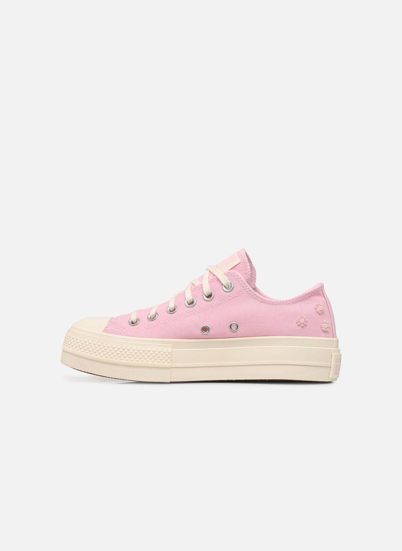 Baskets toile Chuck Taylor All Star Lift Platform Bead femme rose Converse Baskets toile Chuck Taylor All Star Lift Platform Bead femme rose NEW FOUND BLOOM/EGRET/EGRET
