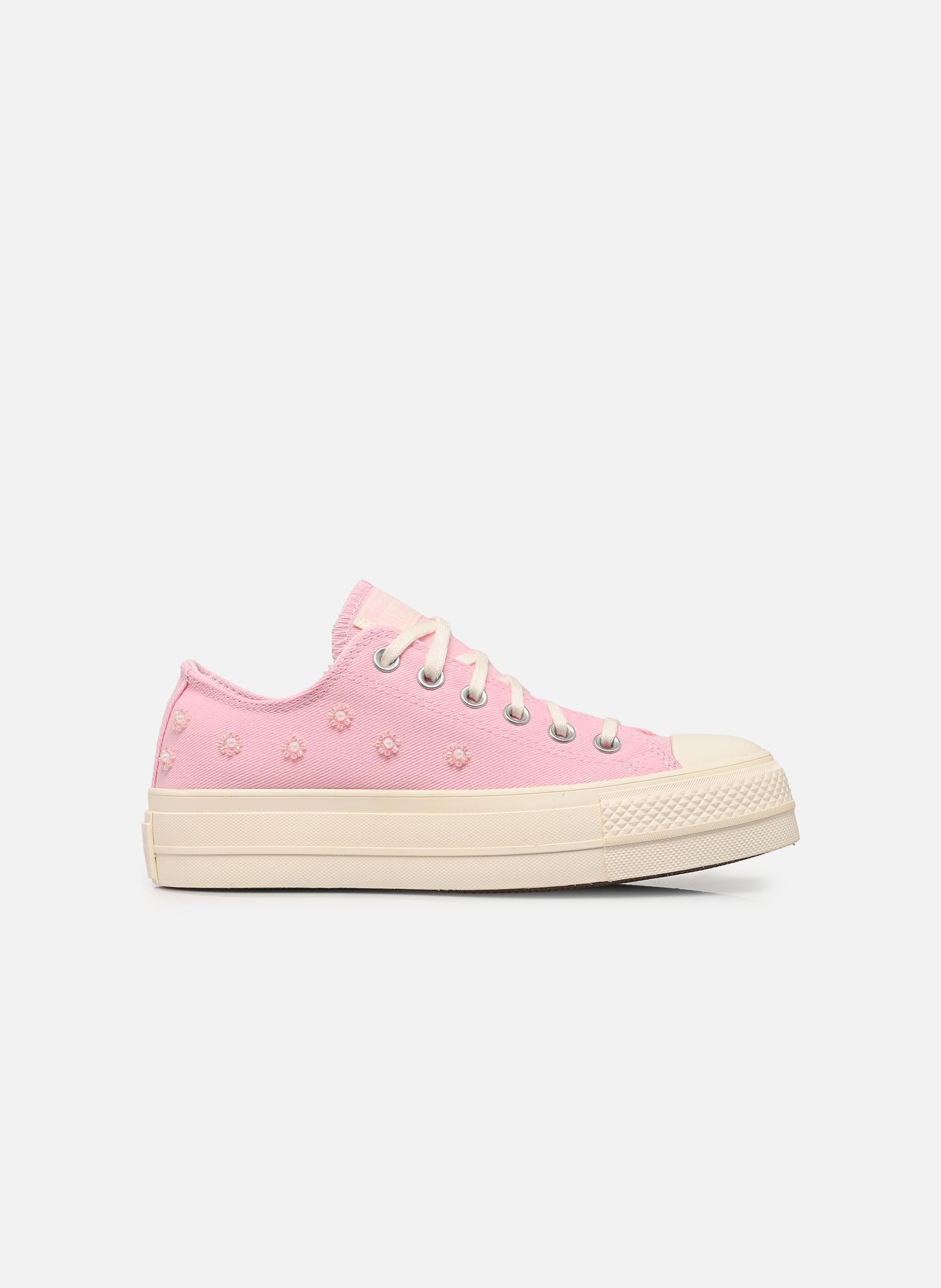 Baskets toile Chuck Taylor All Star Lift Platform Bead femme rose Converse Baskets toile Chuck Taylor All Star Lift Platform Bead femme rose NEW FOUND BLOOM/EGRET/EGRET