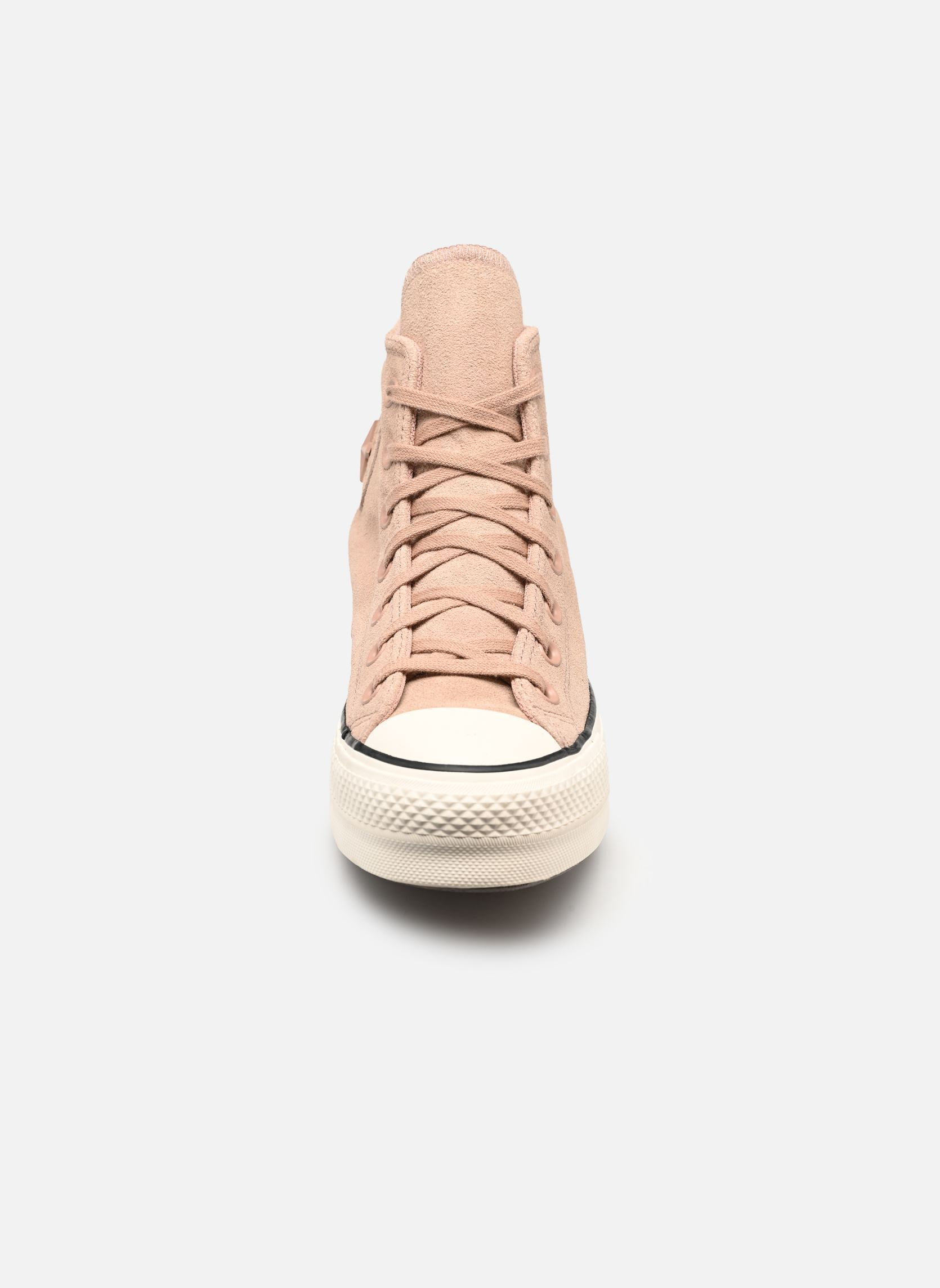 Baskets montantes Chuck Taylor All Star Lift Platform Tona femme rose Converse Baskets montantes Chuck Taylor All Star Lift Platform Tona femme rose DRIED EARTH/EGRET/BLACK