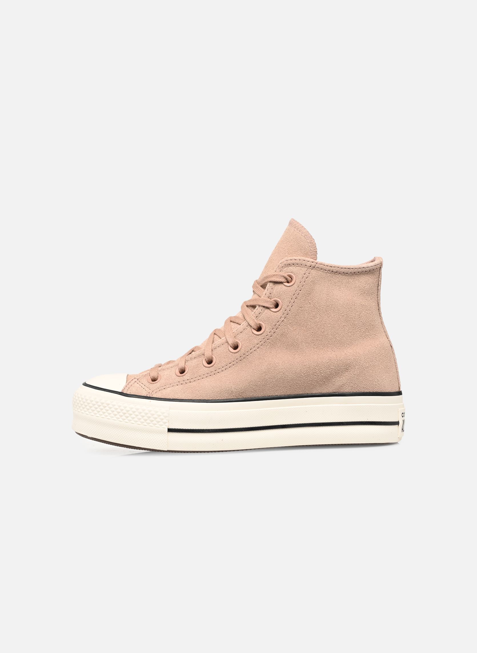 Baskets montantes Chuck Taylor All Star Lift Platform Tona femme rose Converse Baskets montantes Chuck Taylor All Star Lift Platform Tona femme rose DRIED EARTH/EGRET/BLACK