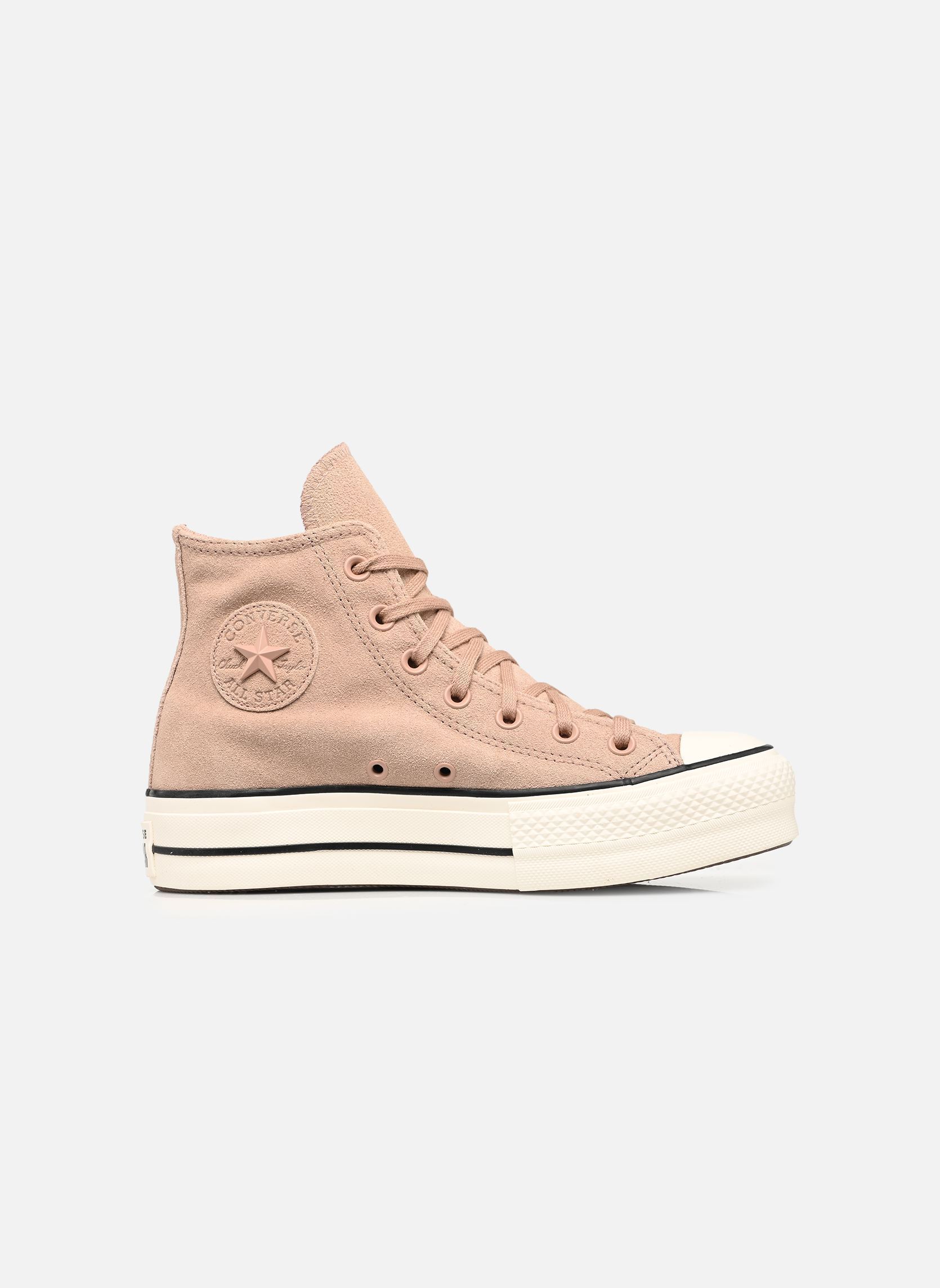 Baskets montantes Chuck Taylor All Star Lift Platform Tona femme rose Converse Baskets montantes Chuck Taylor All Star Lift Platform Tona femme rose DRIED EARTH/EGRET/BLACK