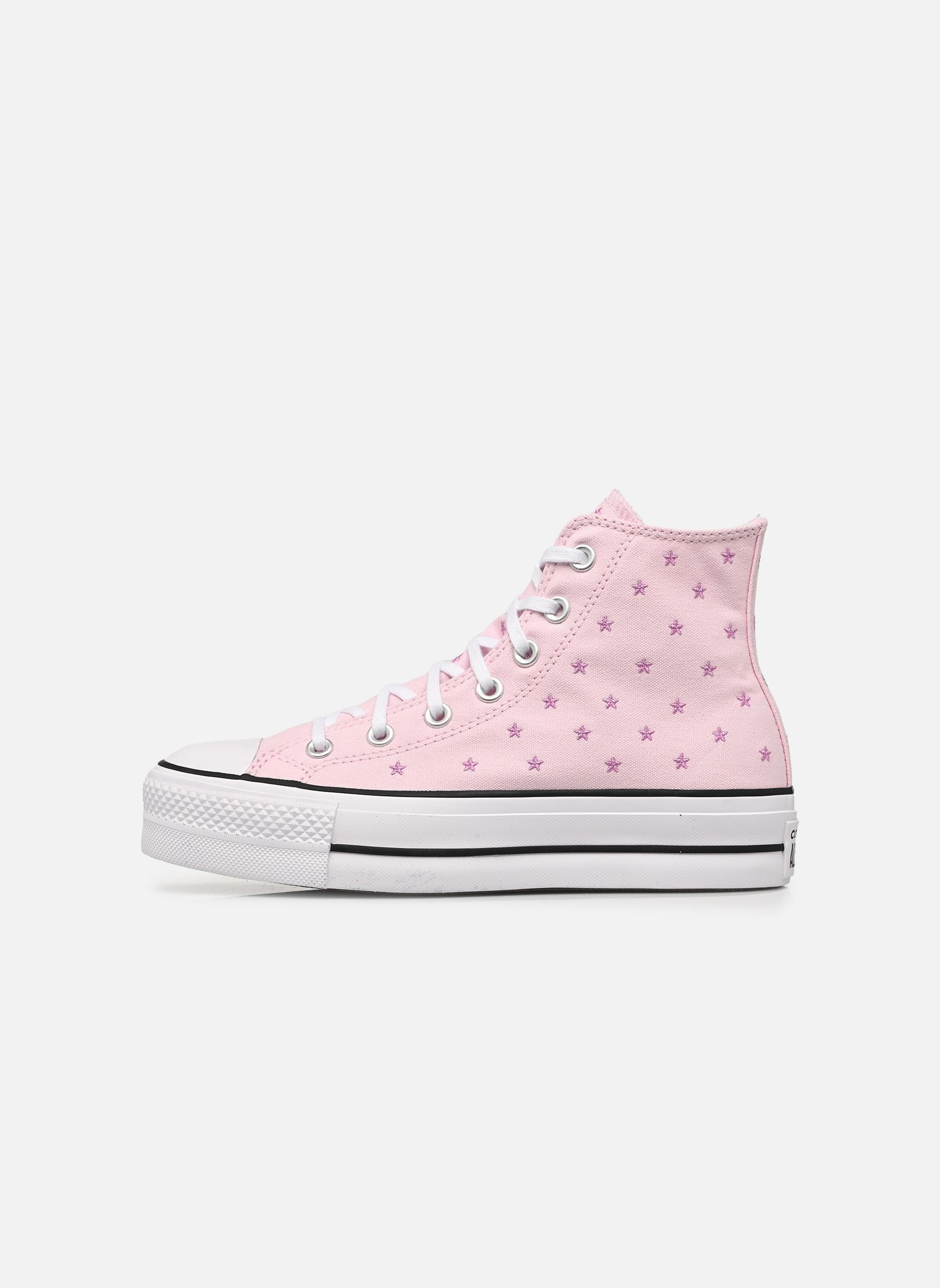 Baskets toile Chuck Taylor All Star Lift Platform Embr femme rose Converse Baskets toile Chuck Taylor All Star Lift Platform Embr femme rose NEW FOUND BLOOM