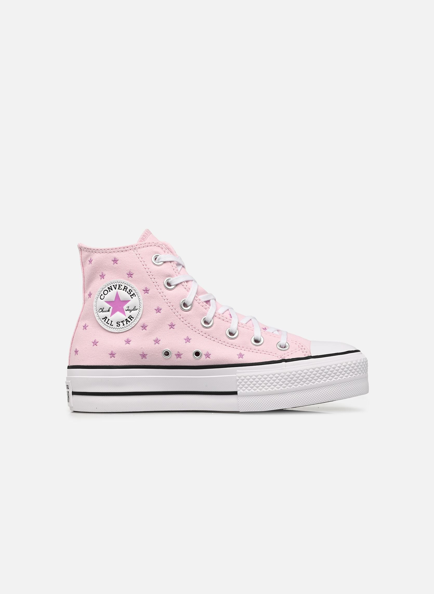 Baskets toile Chuck Taylor All Star Lift Platform Embr femme rose Converse Baskets toile Chuck Taylor All Star Lift Platform Embr femme rose NEW FOUND BLOOM
