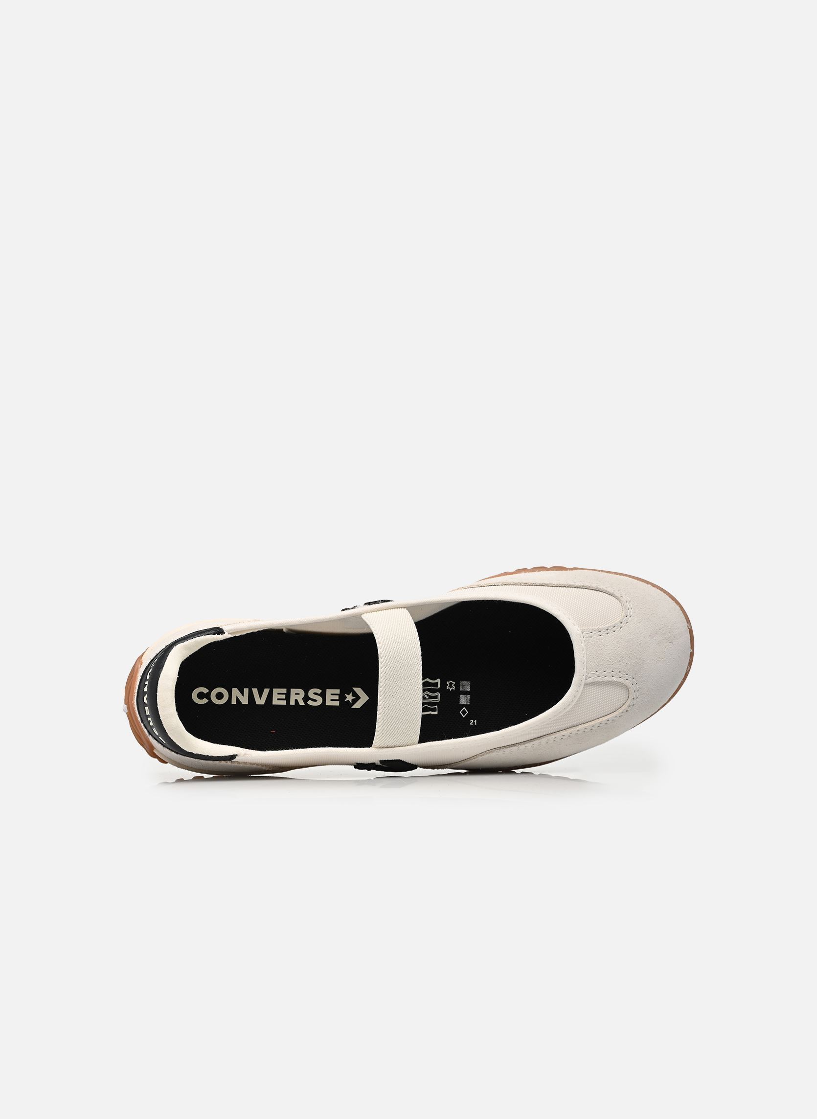 Klassische Ballerinas Run Star Trainer Ballet Flat Slip damen weiß Converse Klassische Ballerinas Run Star Trainer Ballet Flat Slip damen weiß EGRET