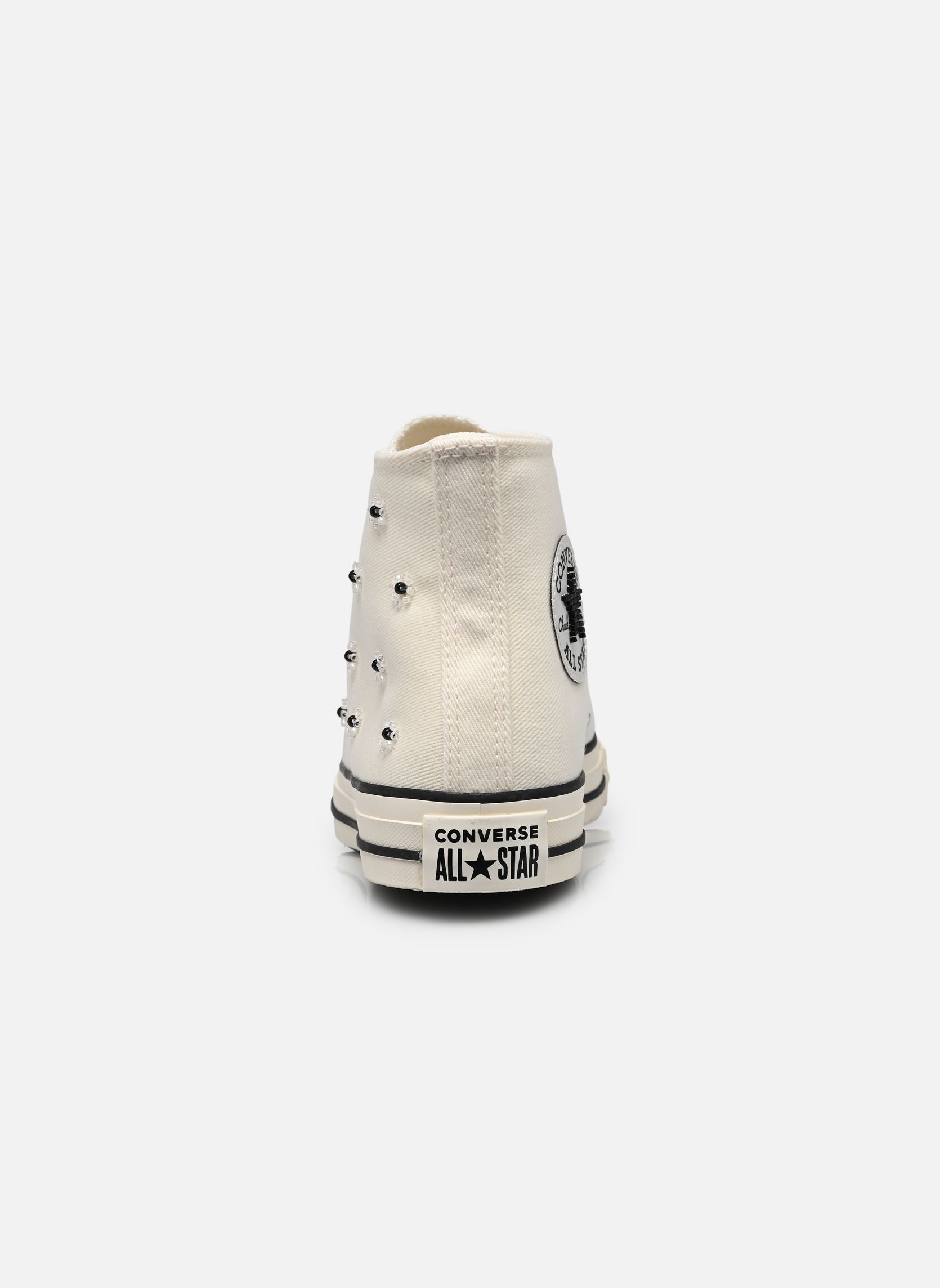 Knöchelhohe Sneaker Chuck Taylor All Star Beads Hi damen weiß Converse Knöchelhohe Sneaker Chuck Taylor All Star Beads Hi damen weiß Egret/Black/Egret