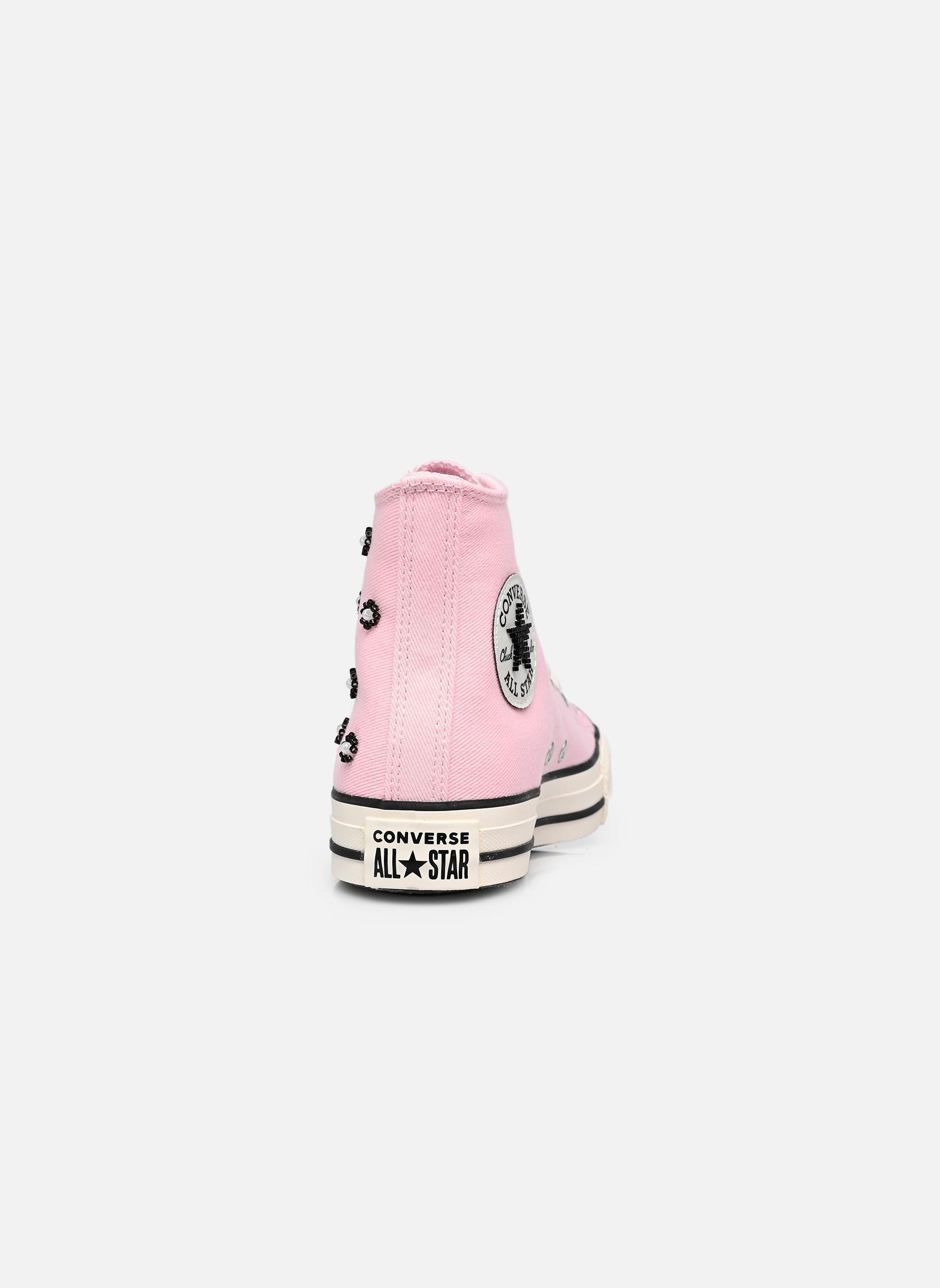 Baskets montantes Chuck Taylor All Star Beads Hi femme rose Converse Baskets montantes Chuck Taylor All Star Beads Hi femme rose New Found Bloom/Egret/Black