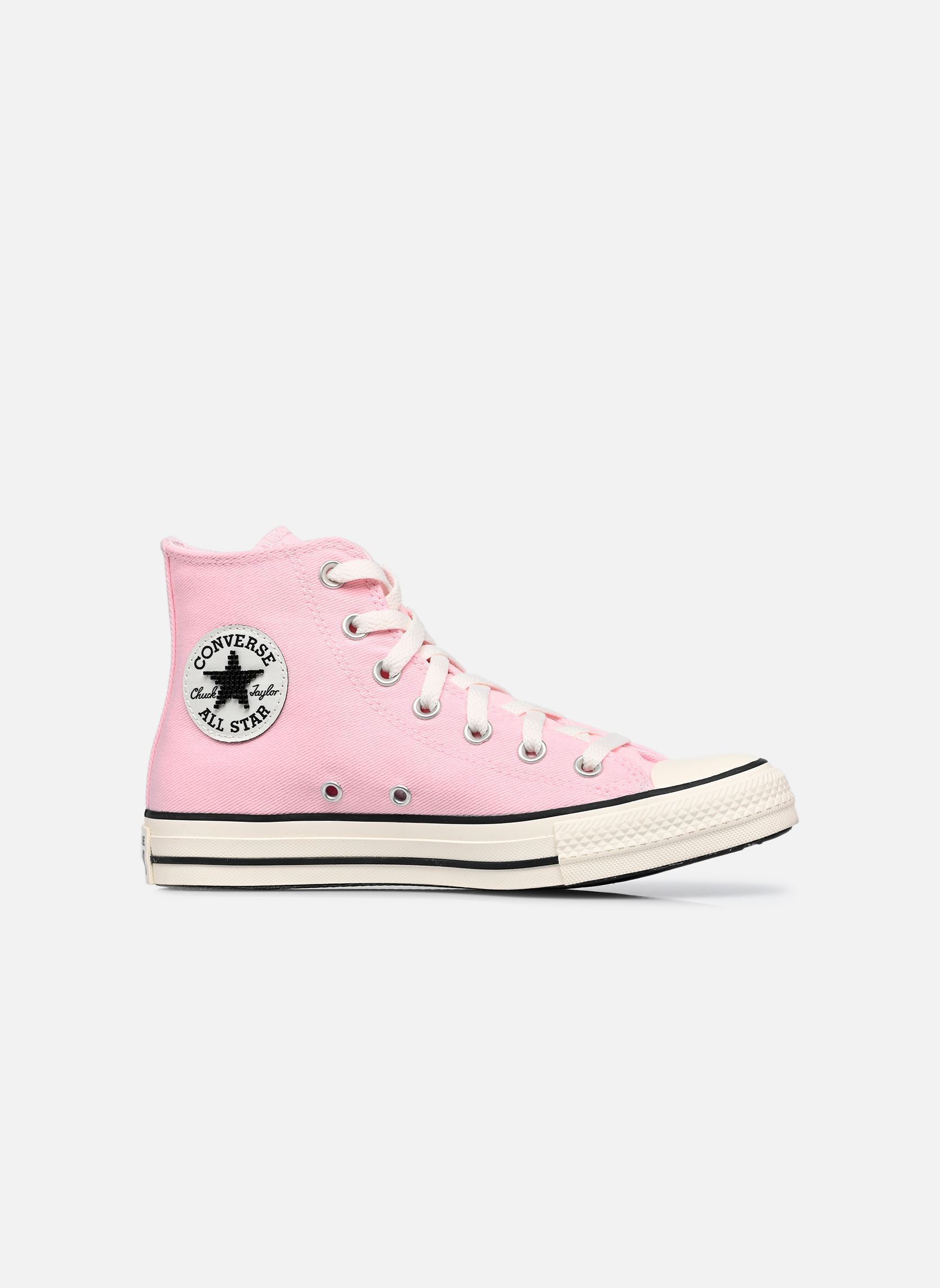 Baskets montantes Chuck Taylor All Star Beads Hi femme rose Converse Baskets montantes Chuck Taylor All Star Beads Hi femme rose New Found Bloom/Egret/Black