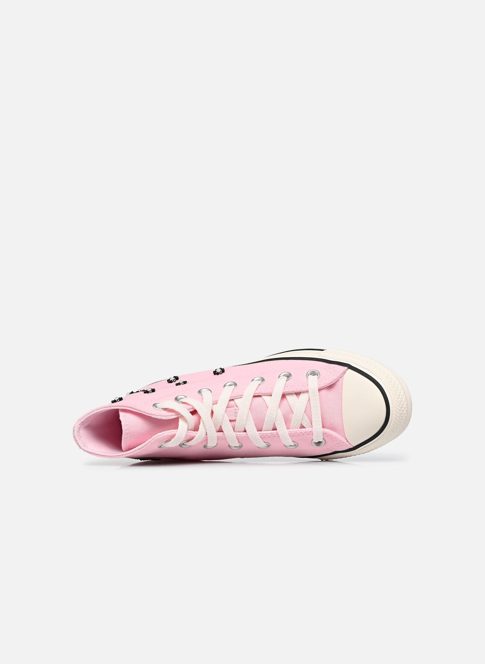 Baskets montantes Chuck Taylor All Star Beads Hi femme rose Converse Baskets montantes Chuck Taylor All Star Beads Hi femme rose New Found Bloom/Egret/Black