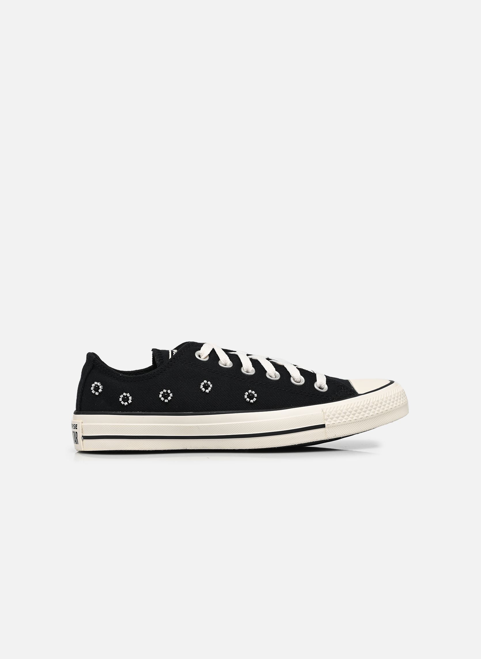 Baskets basses Chuck Taylor All Star Beads Ox femme noir Converse Baskets basses Chuck Taylor All Star Beads Ox femme noir Black/Egret/Black