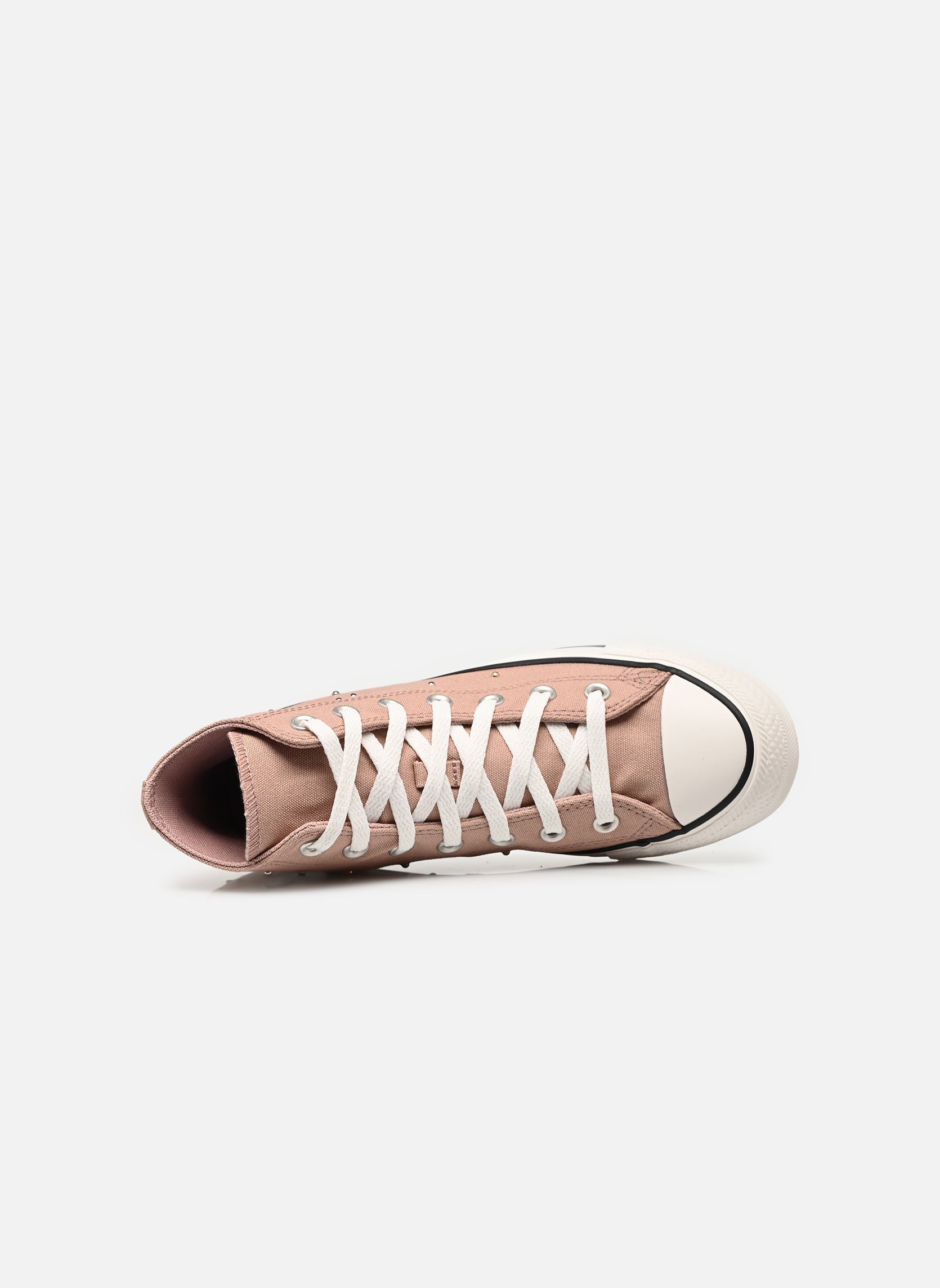Baskets toile Chuck Taylor All Star Mini Studs Hi femme rose Converse Baskets toile Chuck Taylor All Star Mini Studs Hi femme rose DRIED EARTH/VINTAGE WHITE/BLAC