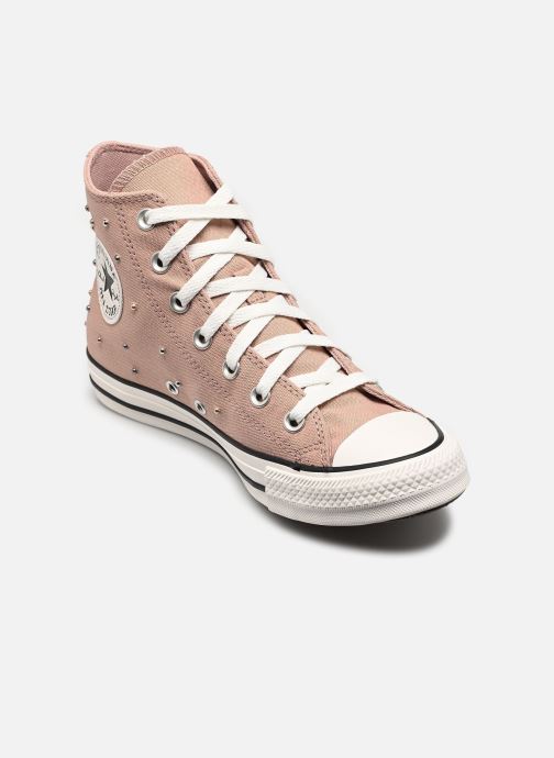 Converse Leinen-Sneaker Chuck Taylor All Star Mini Studs Hi damen rosa