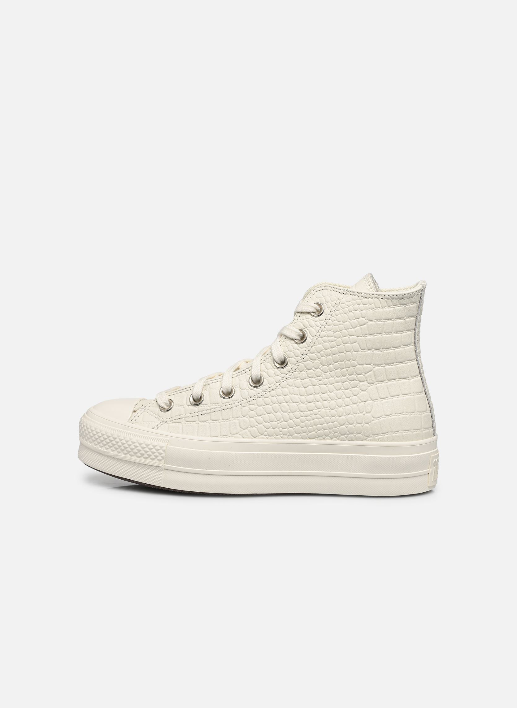 Baskets montantes All Star Lift Platform Crocodile Hi femme blanc Converse Baskets montantes All Star Lift Platform Crocodile Hi femme blanc EGRET/EGRET/VINTAGE WHITE
