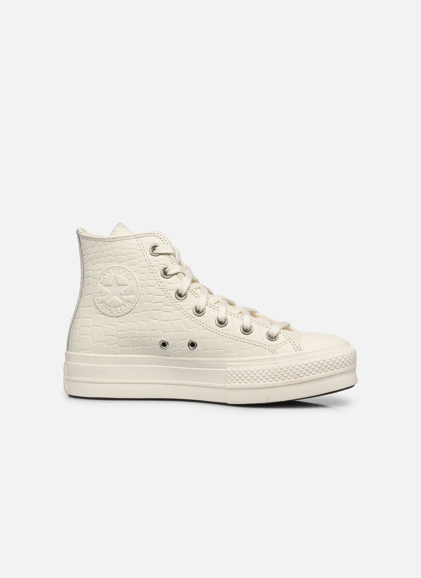 Baskets montantes All Star Lift Platform Crocodile Hi femme blanc Converse Baskets montantes All Star Lift Platform Crocodile Hi femme blanc EGRET/EGRET/VINTAGE WHITE