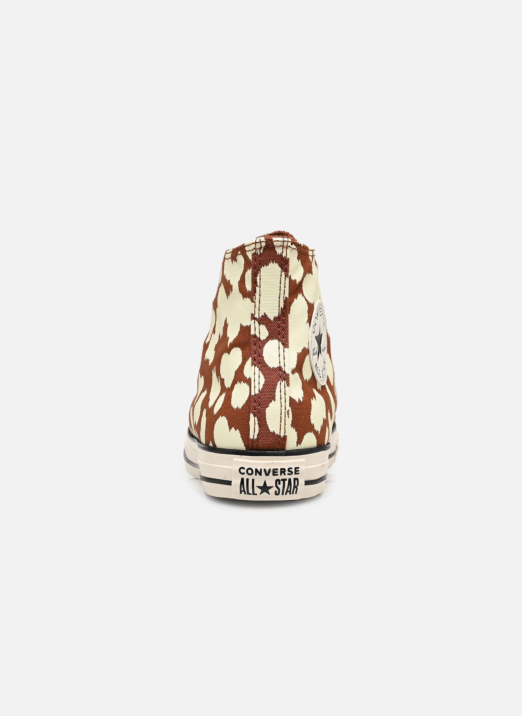 Leinen-Sneaker Chuck Taylor All Star Cow Print Hi damen mehrfarbig Converse Leinen-Sneaker Chuck Taylor All Star Cow Print Hi damen mehrfarbig UNEARTHED/EGRET/UNEARTHED