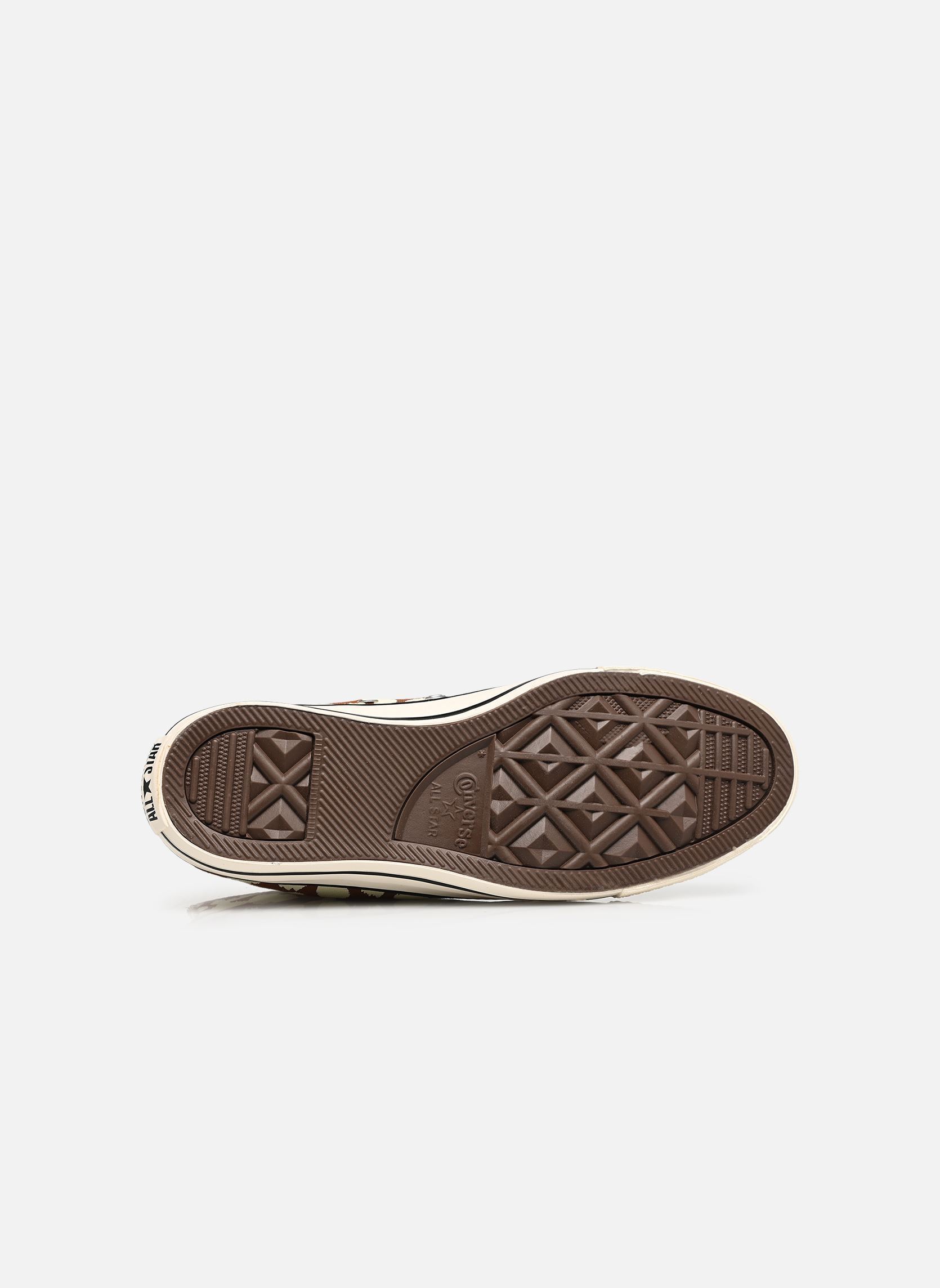Leinen-Sneaker Chuck Taylor All Star Cow Print Hi damen mehrfarbig Converse Leinen-Sneaker Chuck Taylor All Star Cow Print Hi damen mehrfarbig UNEARTHED/EGRET/UNEARTHED