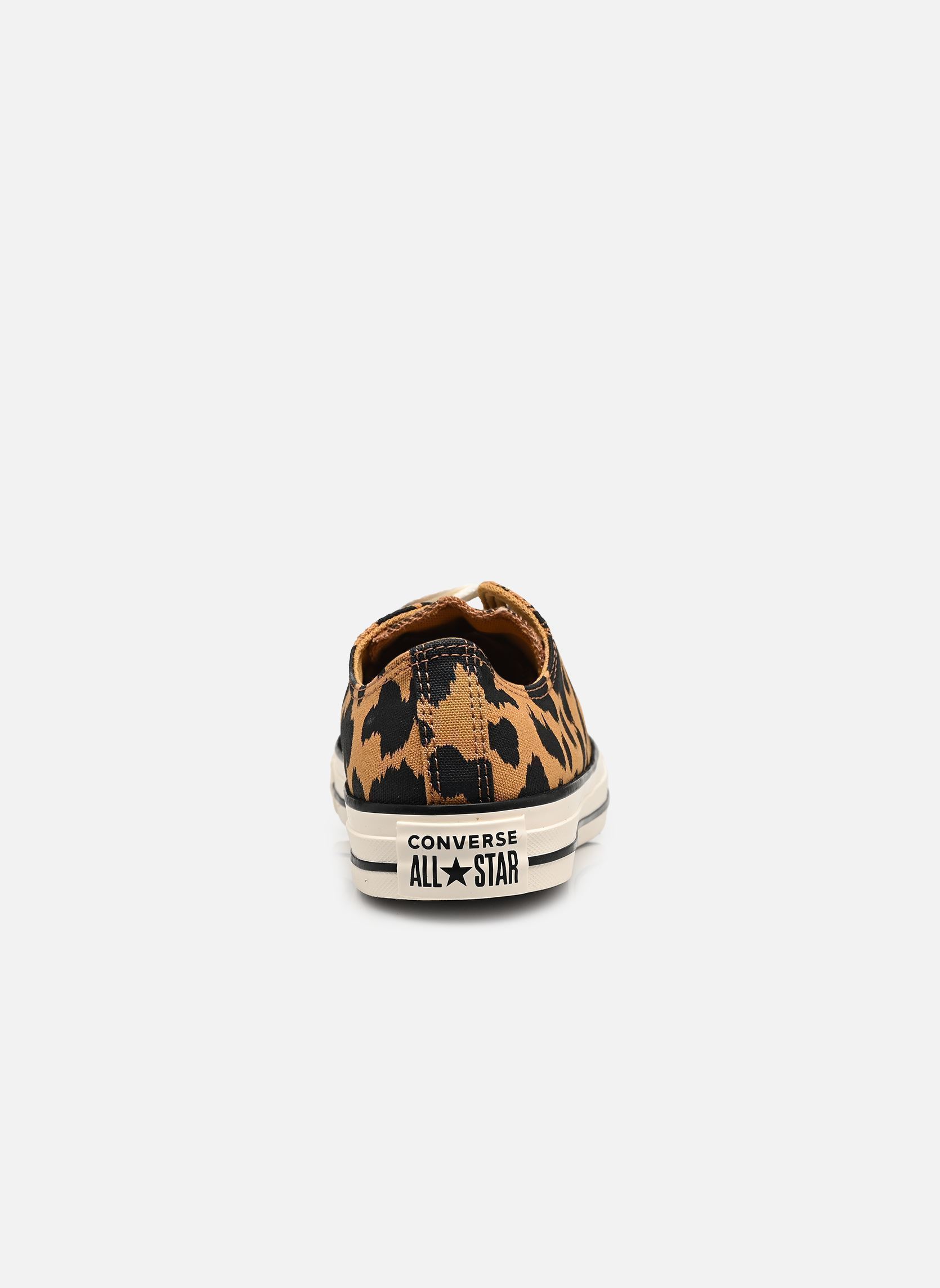Leinen-Sneaker Chuck Taylor All Star Cow Print Ox damen mehrfarbig Converse Leinen-Sneaker Chuck Taylor All Star Cow Print Ox damen mehrfarbig HONEY STICK/BLACK/EGRET