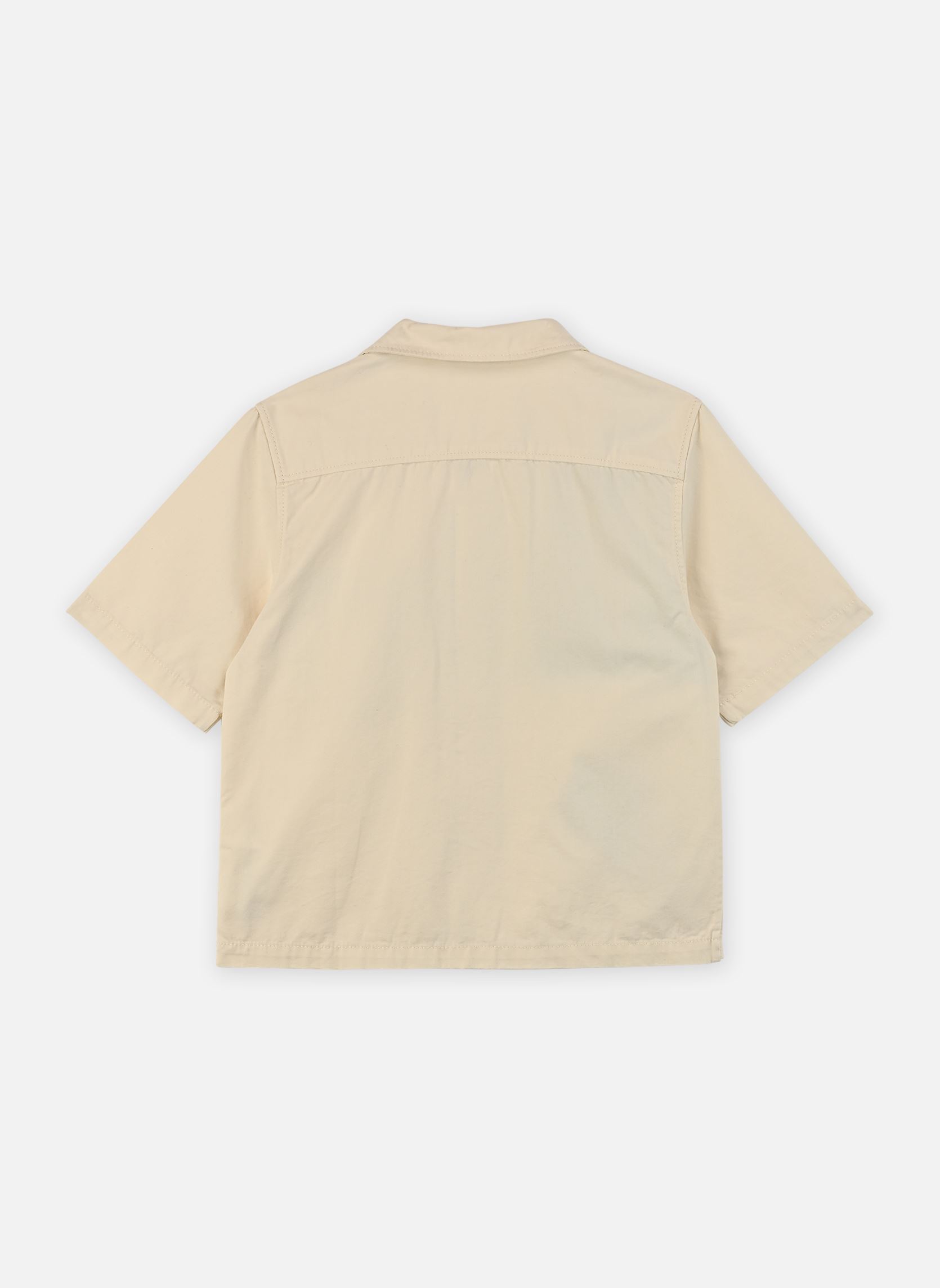 Chemises manches courtes L00063 garçon blanc Kids around Chemises manches courtes L00063 garçon blanc CRAIE