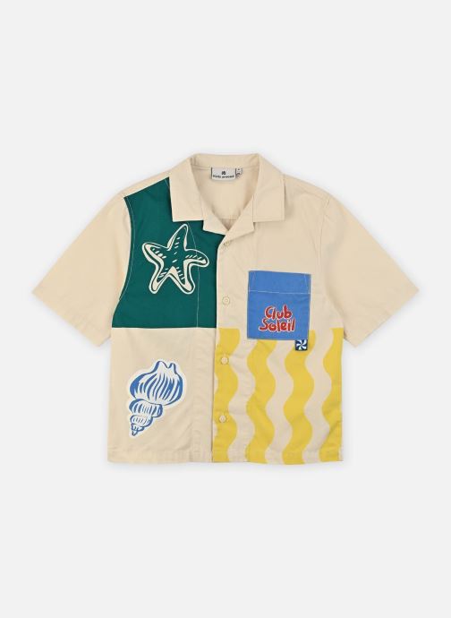 Kids around Chemises manches courtes L00063 garçon blanc