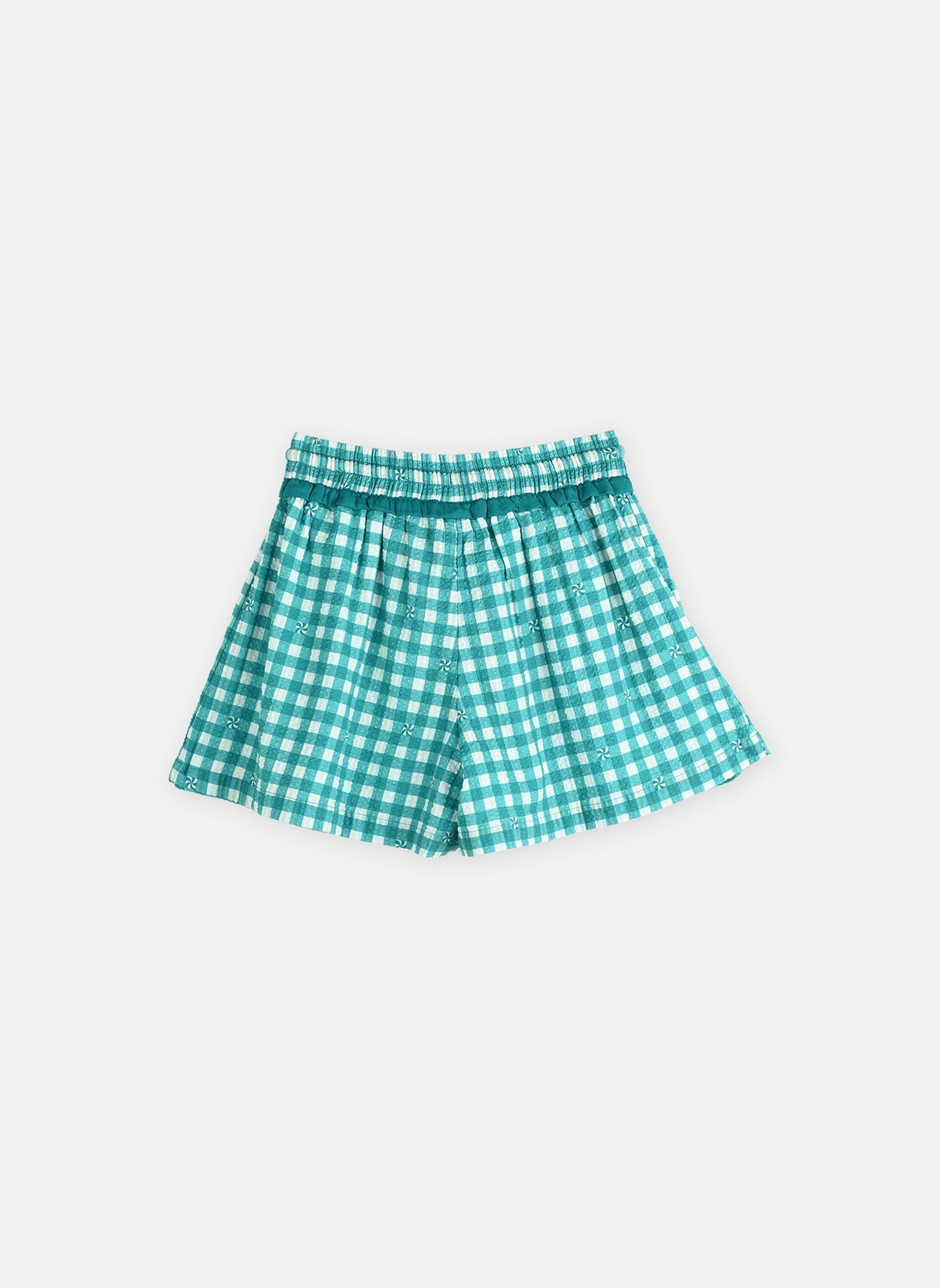 Shorts L00035 meisjes groen Kids around Shorts L00035 meisjes groen VERT THE