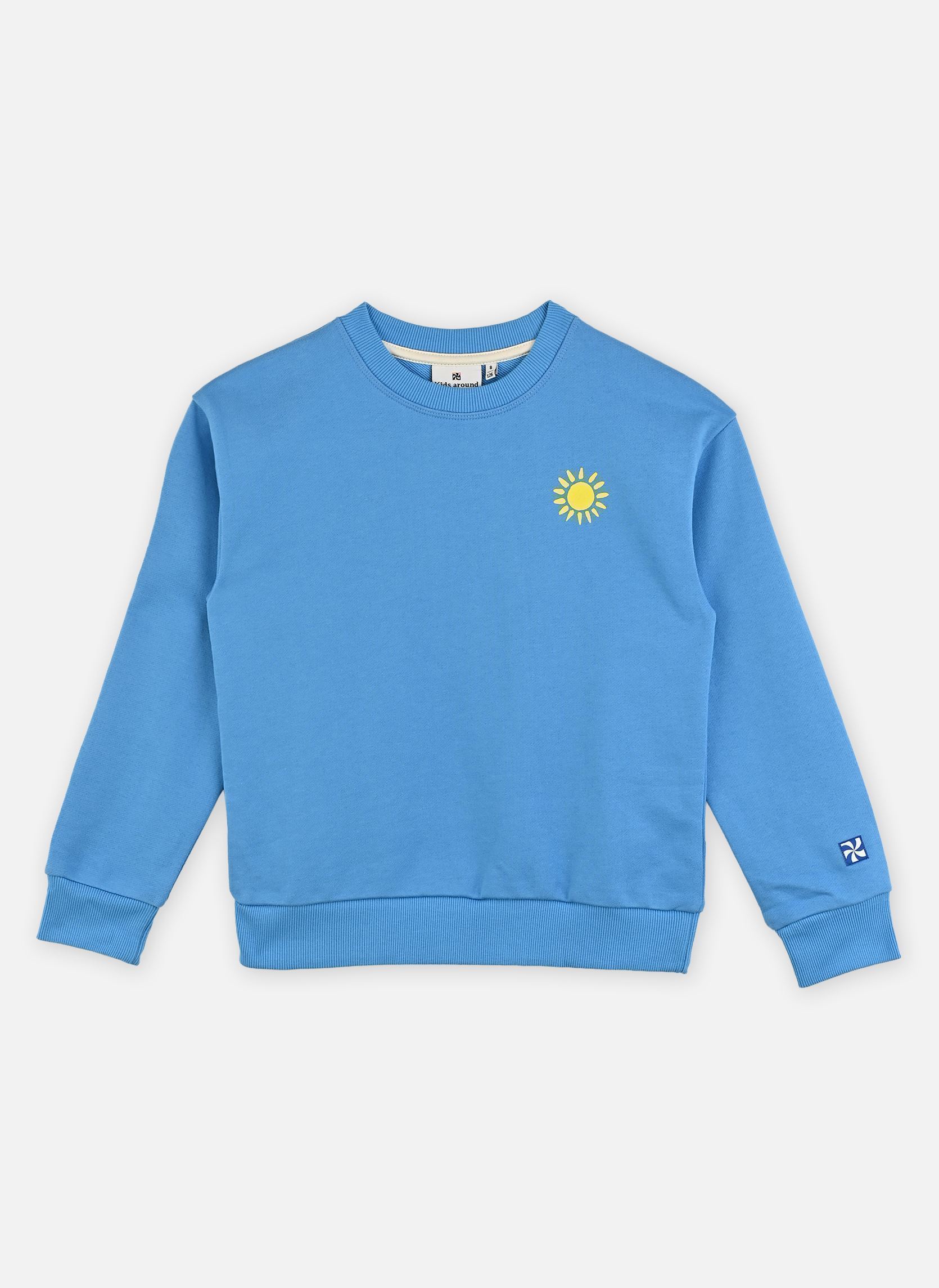Sweaters met rits L00016 jongens blauw Kids around Sweaters met rits L00016 jongens blauw BLEU