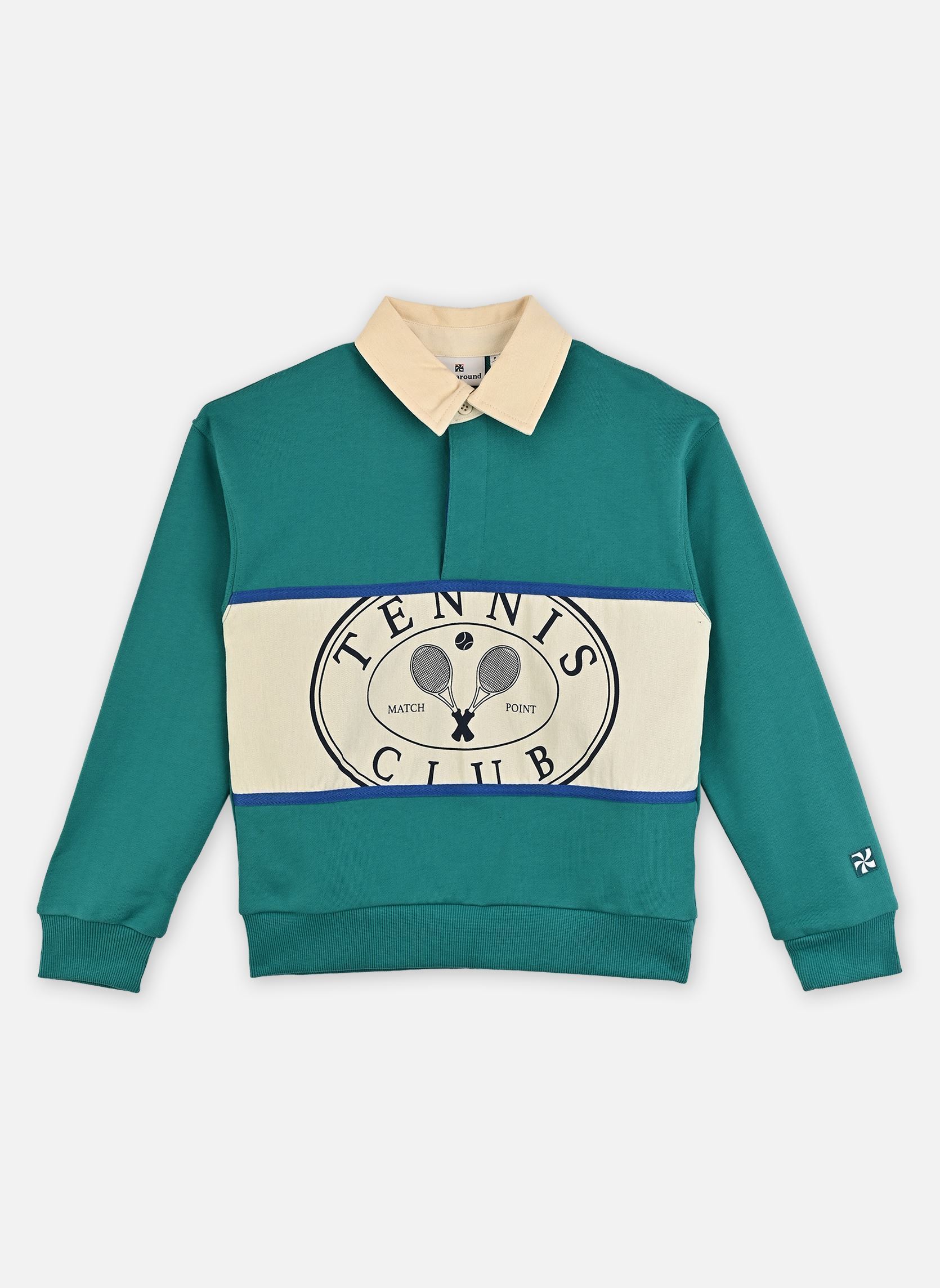 Sweats zippés L00021 garçon vert Kids around Sweats zippés L00021 garçon vert VERT THE