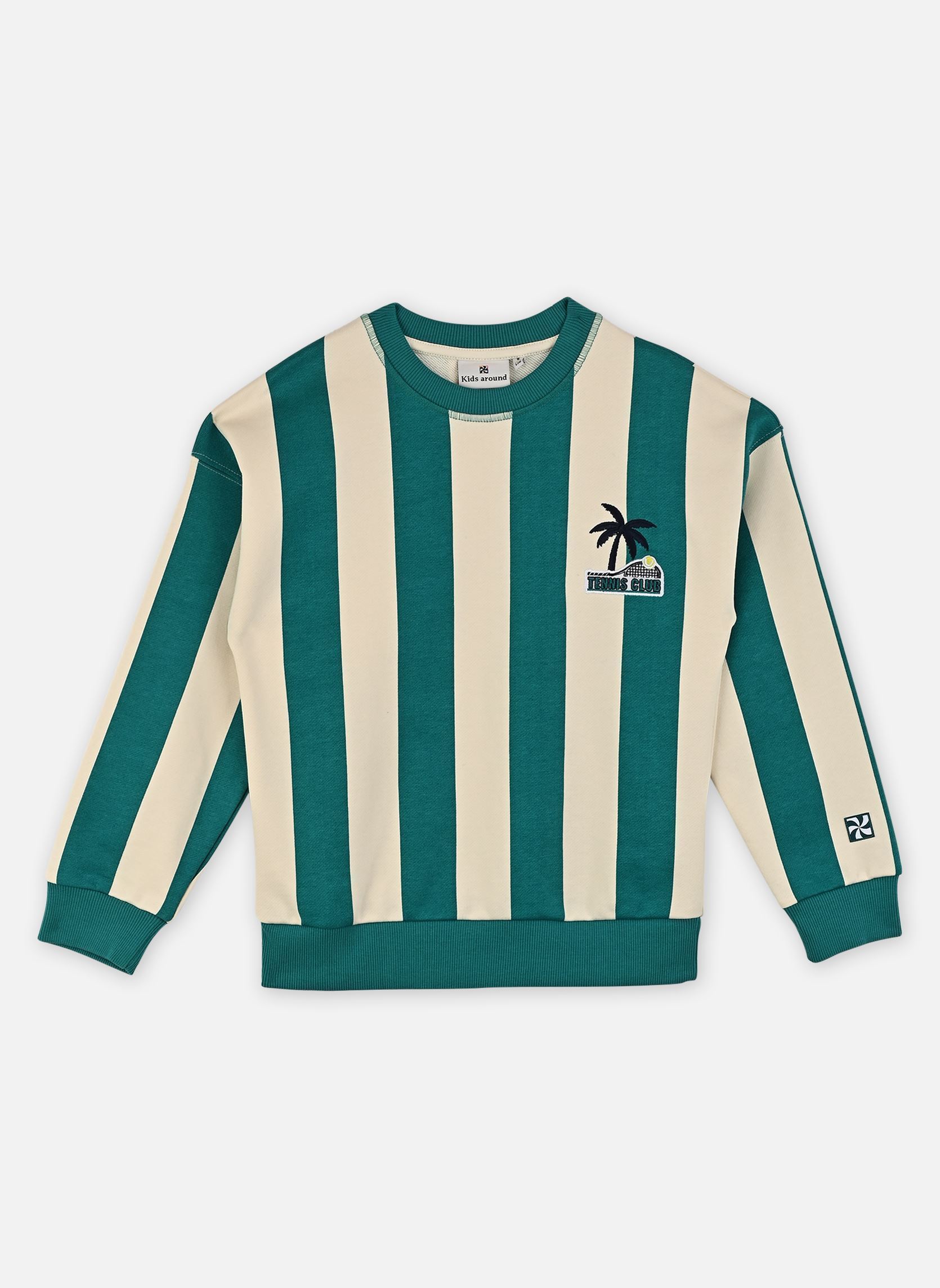 Sweaters met rits L00022 jongens groen Kids around Sweaters met rits L00022 jongens groen VERT THE