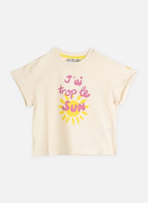 Kids around Kurzarm-T-Shirts L00002 mädchen weiß