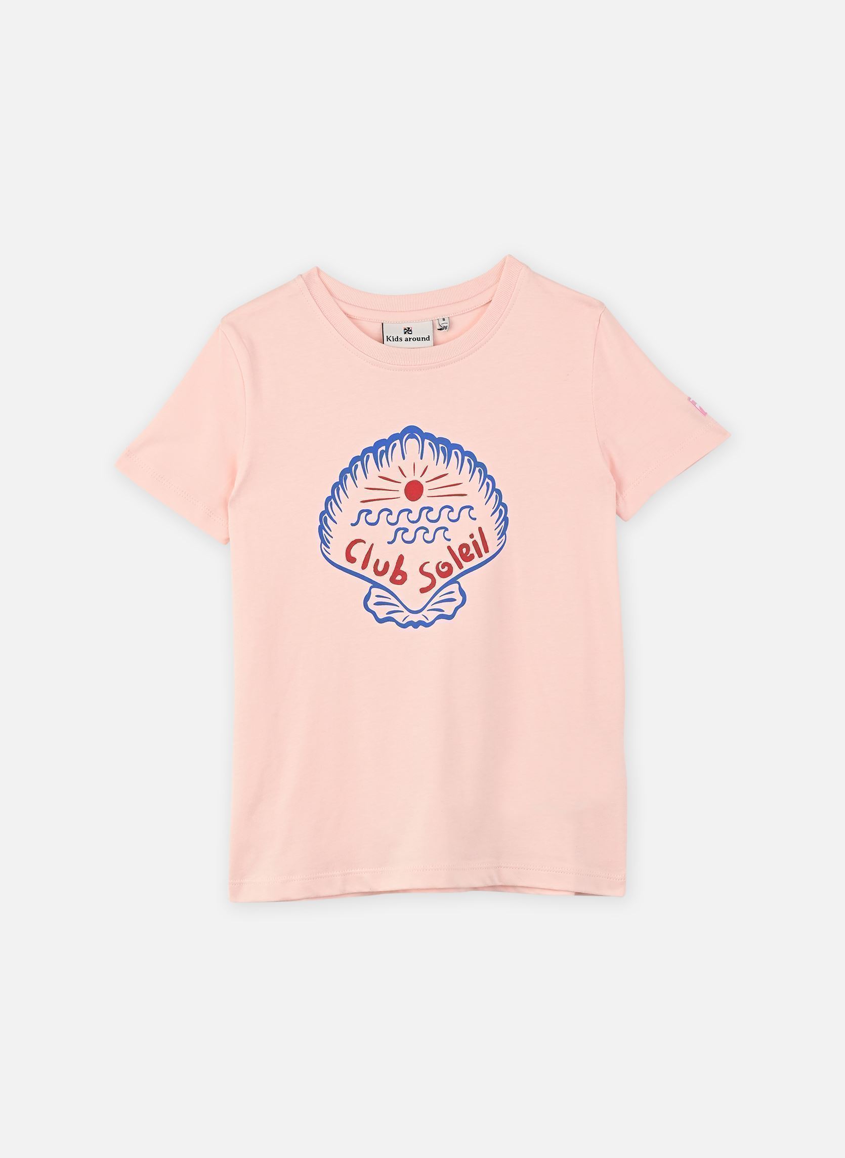 T-shirts met korte mouwen L00003 meisjes roze Kids around T-shirts met korte mouwen L00003 meisjes roze ROSEE
