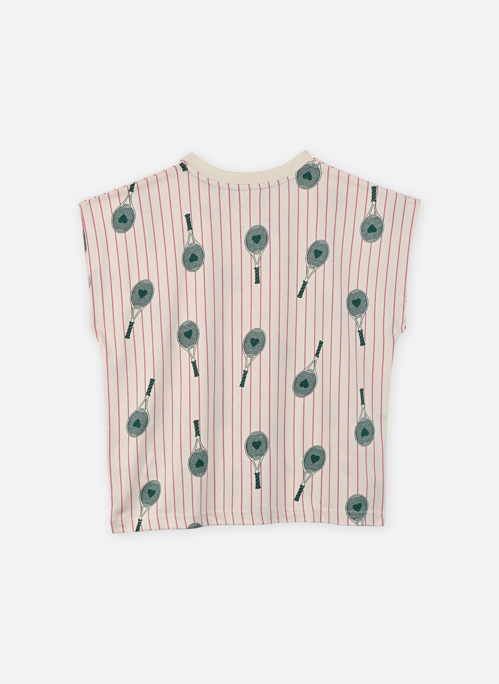 Tee-shirts manches courtes L00025 fille blanc Kids around Tee-shirts manches courtes L00025 fille blanc CRAIE