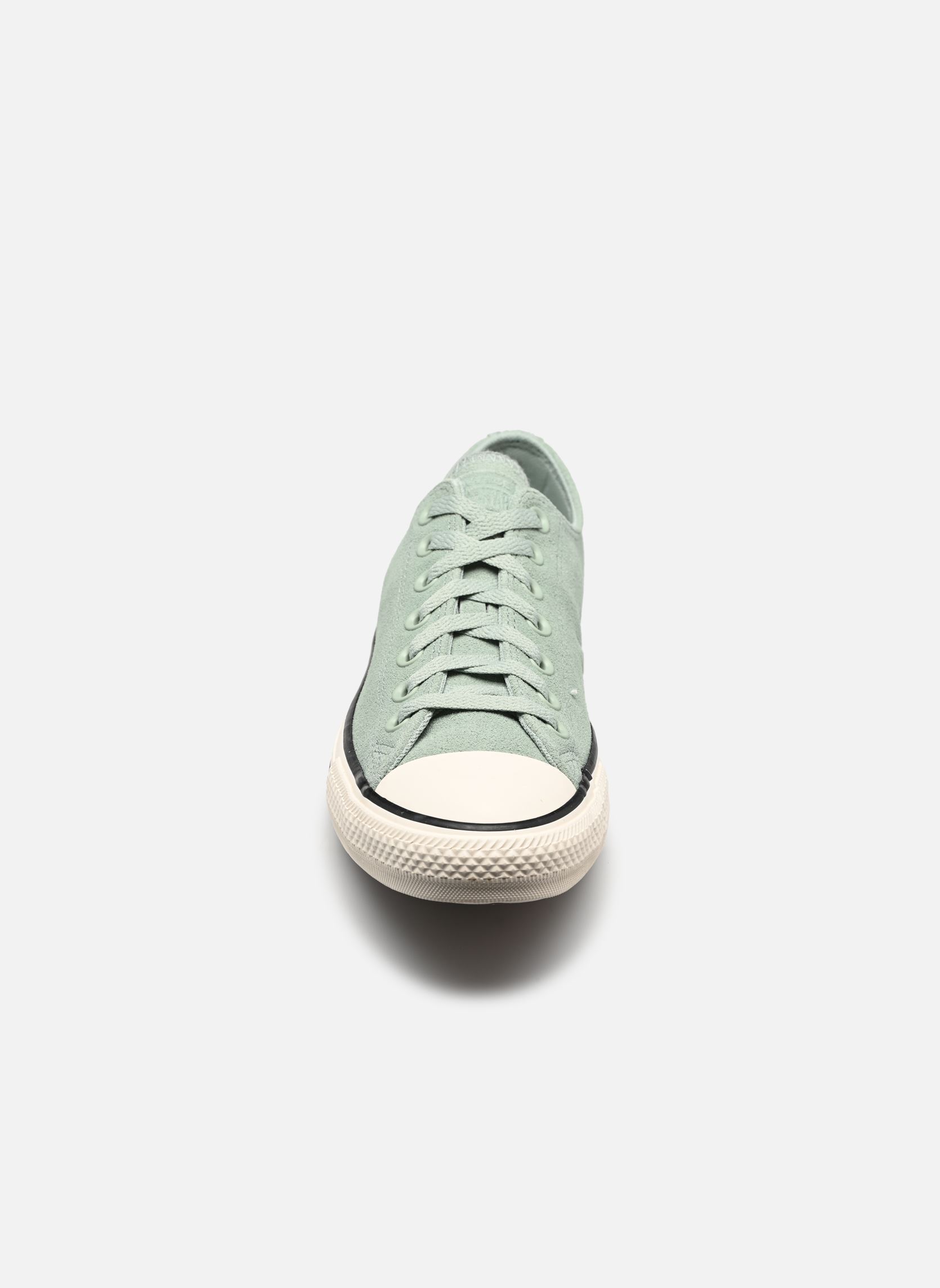Baskets Chuck Taylor All Star Colorful Suede Ox homme vert Converse Baskets Chuck Taylor All Star Colorful Suede Ox homme vert THYME AGAIN/BLACK/EGRET