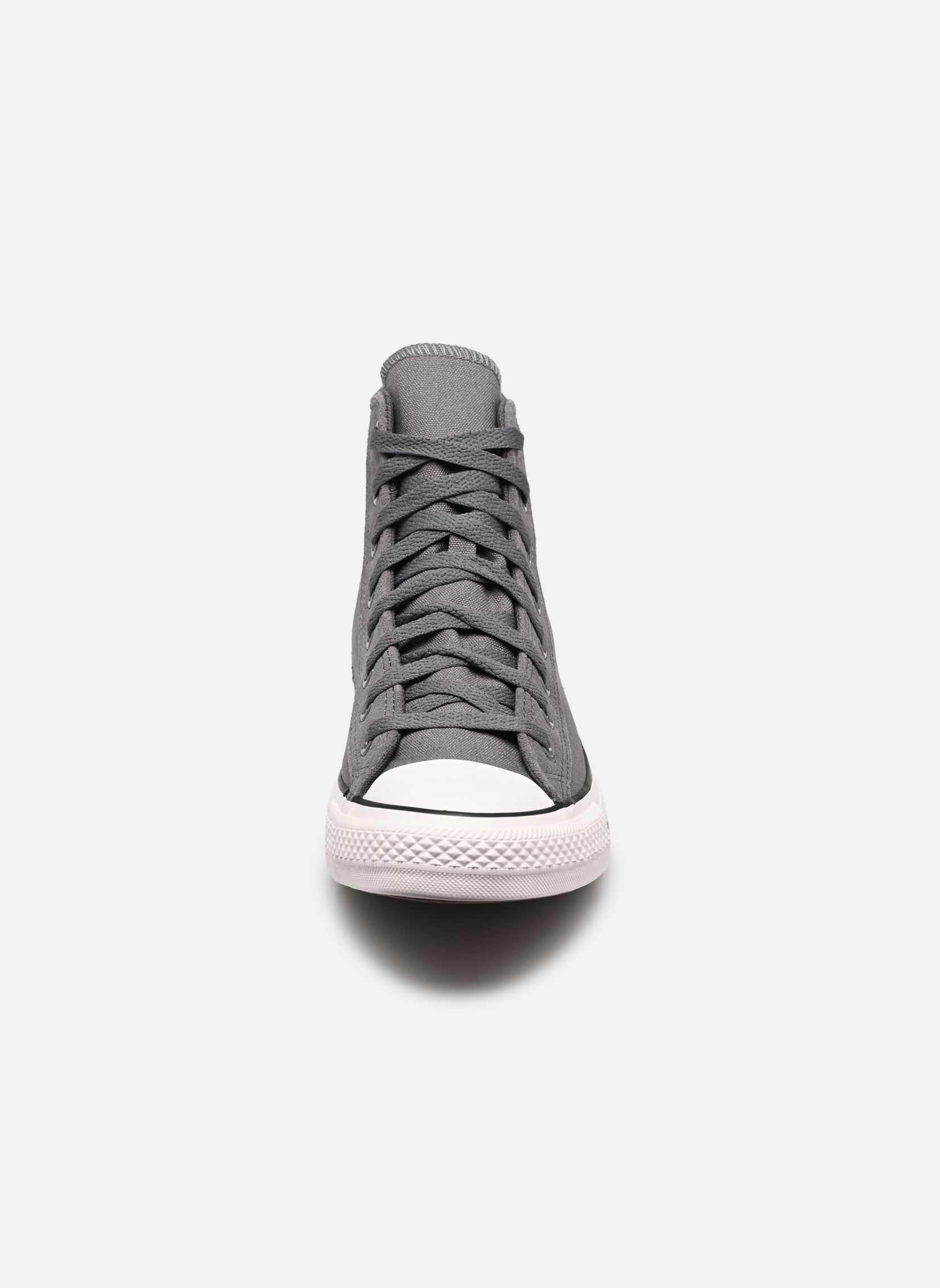 Baskets montantes Chuck Taylor All Star Canvas & Suede Hi homme gris Converse Baskets montantes Chuck Taylor All Star Canvas & Suede Hi homme gris DARKER GREY/DARK MATTER/WHITE