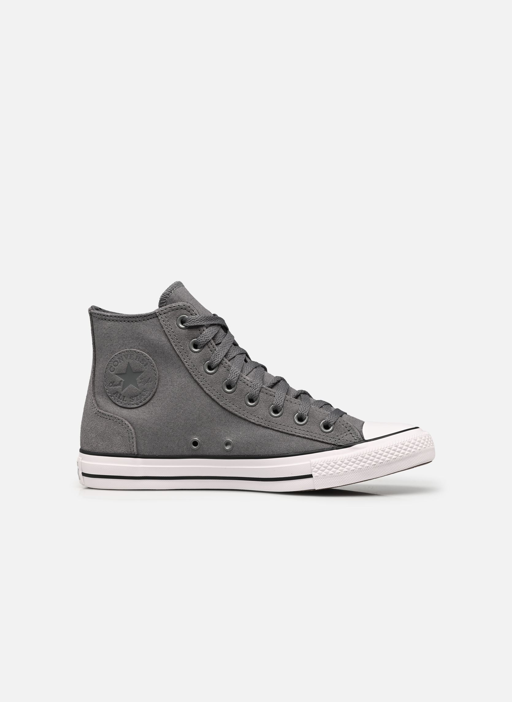 Baskets montantes Chuck Taylor All Star Canvas & Suede Hi homme gris Converse Baskets montantes Chuck Taylor All Star Canvas & Suede Hi homme gris DARKER GREY/DARK MATTER/WHITE