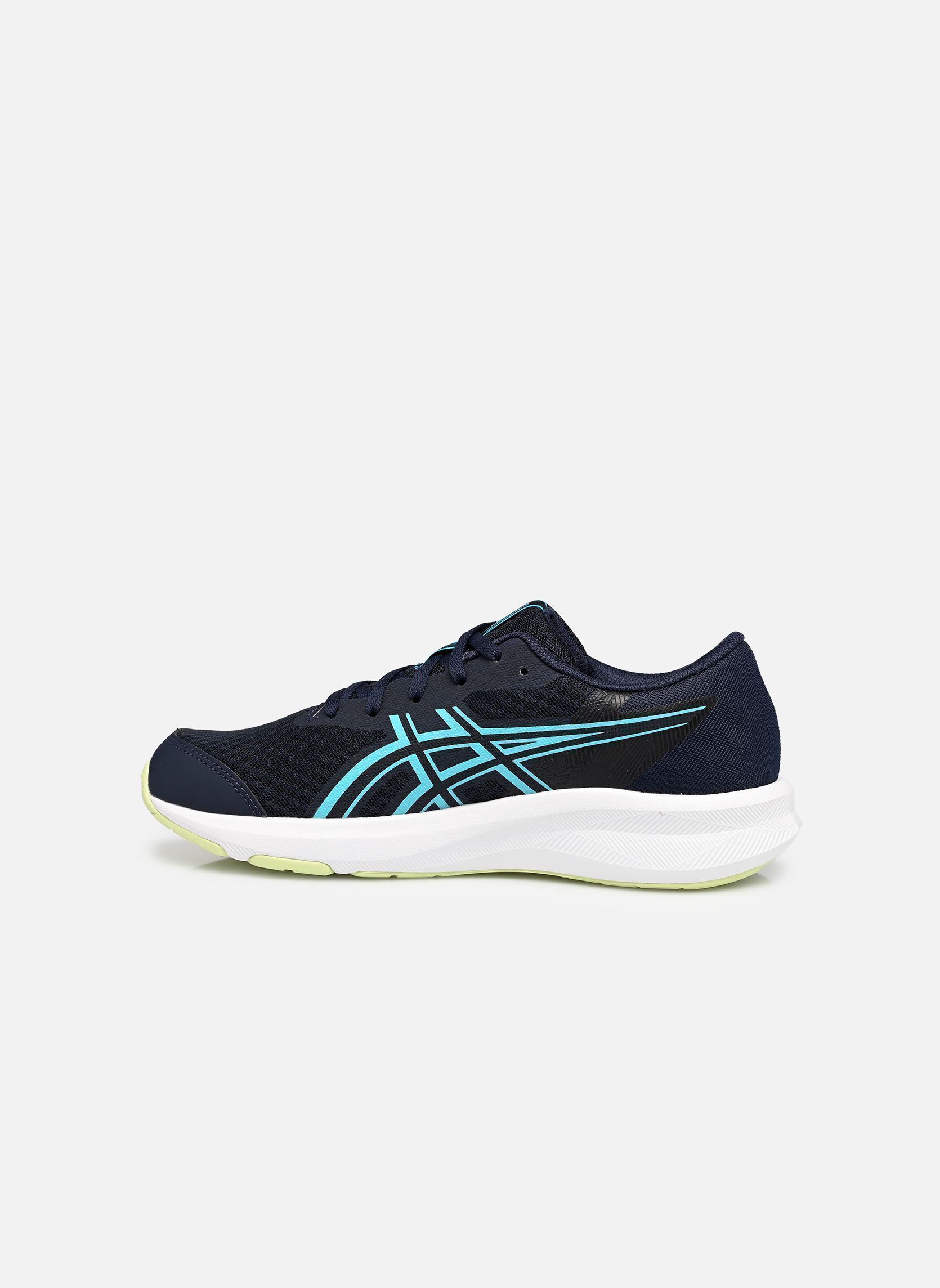 Chaussures de sport PATRIOT 14 GS garçon bleu Asics Chaussures de sport PATRIOT 14 GS garçon bleu MIDNIGHT/GLOW GREEN
