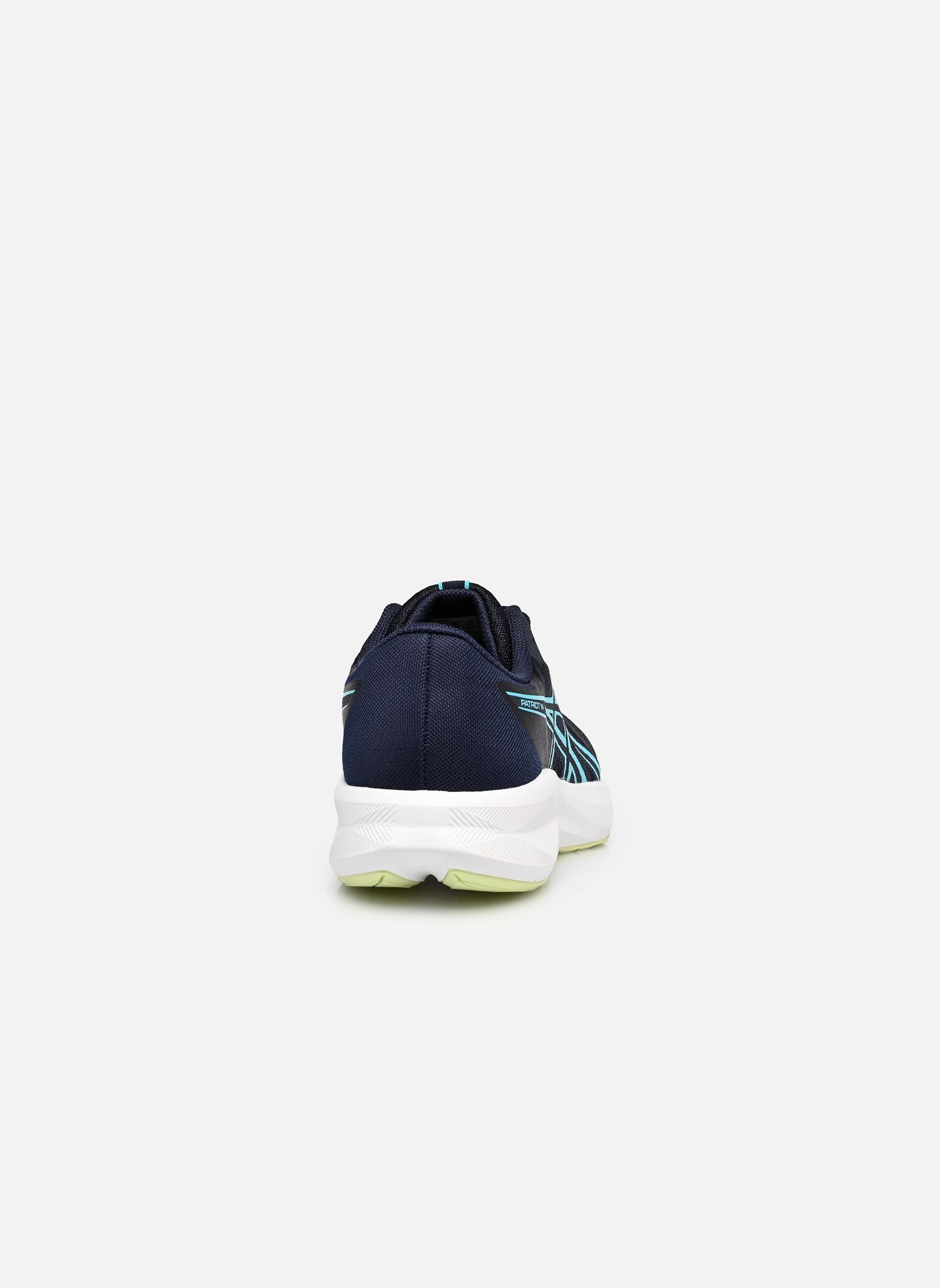 Chaussures de sport PATRIOT 14 GS garçon bleu Asics Chaussures de sport PATRIOT 14 GS garçon bleu MIDNIGHT/GLOW GREEN