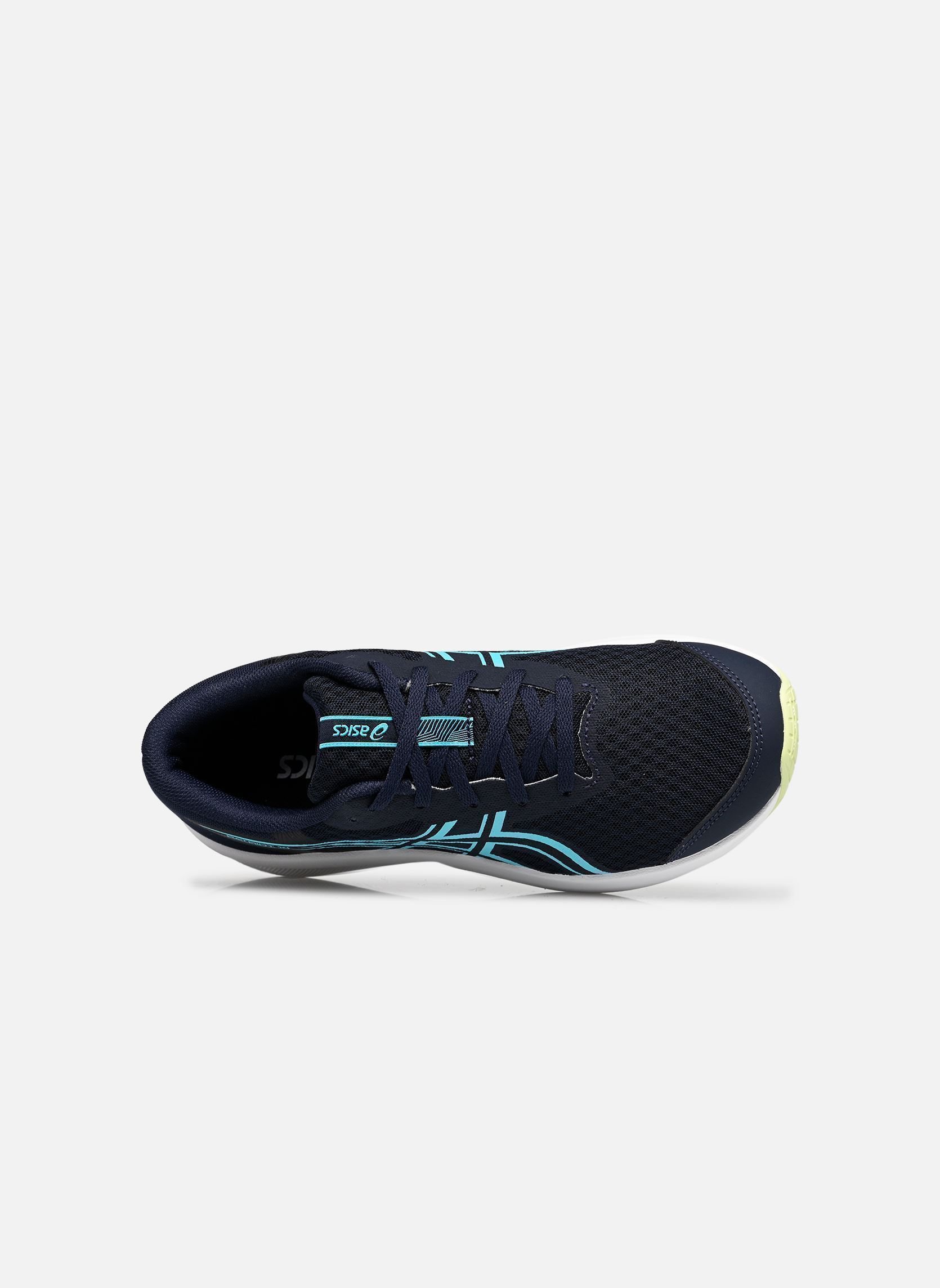 Chaussures de sport PATRIOT 14 GS garçon bleu Asics Chaussures de sport PATRIOT 14 GS garçon bleu MIDNIGHT/GLOW GREEN