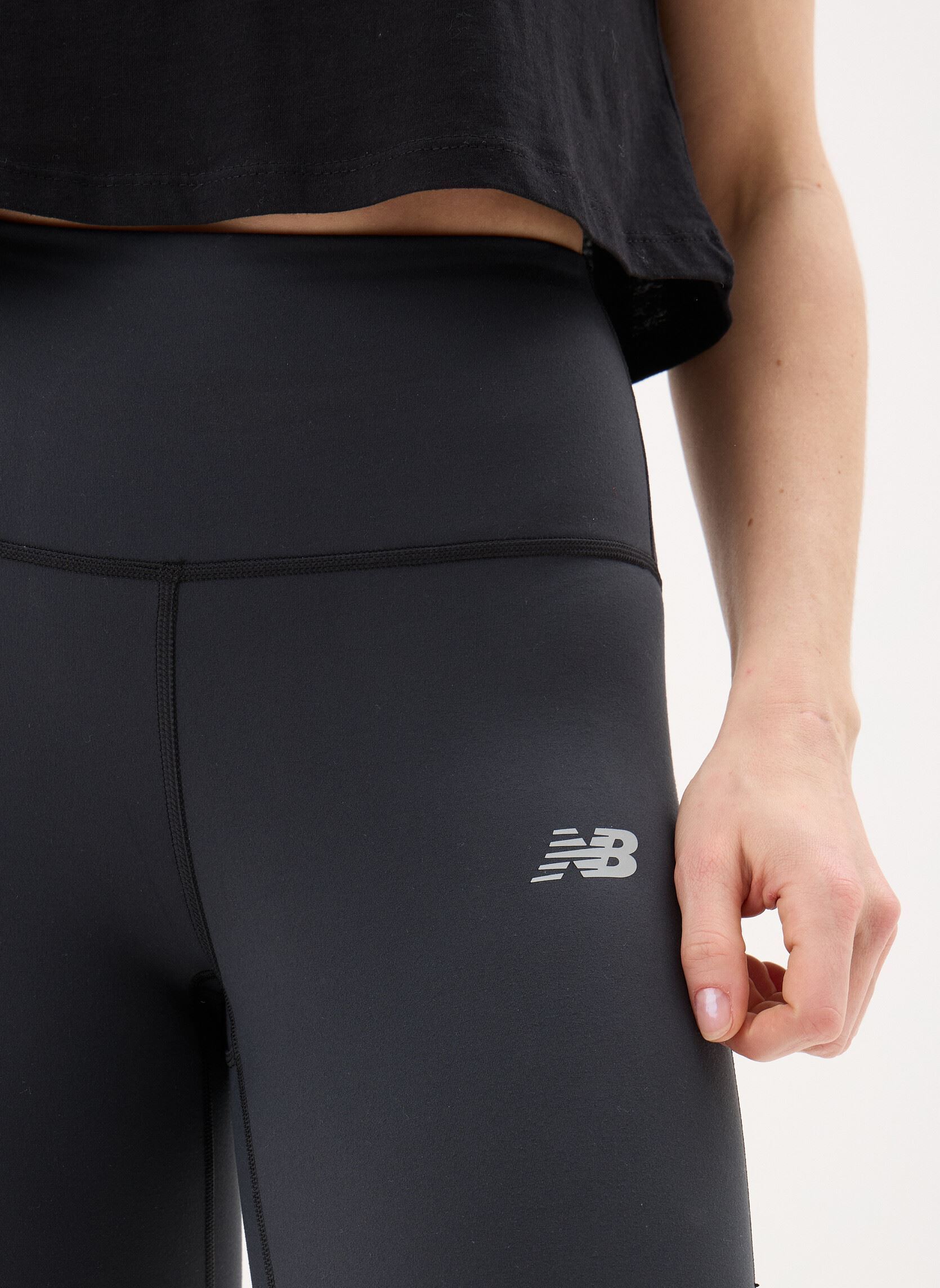 Leggings NB Sleek High Rise Legging 25 femme noir New Balance Leggings NB Sleek High Rise Legging 25 femme noir Black
