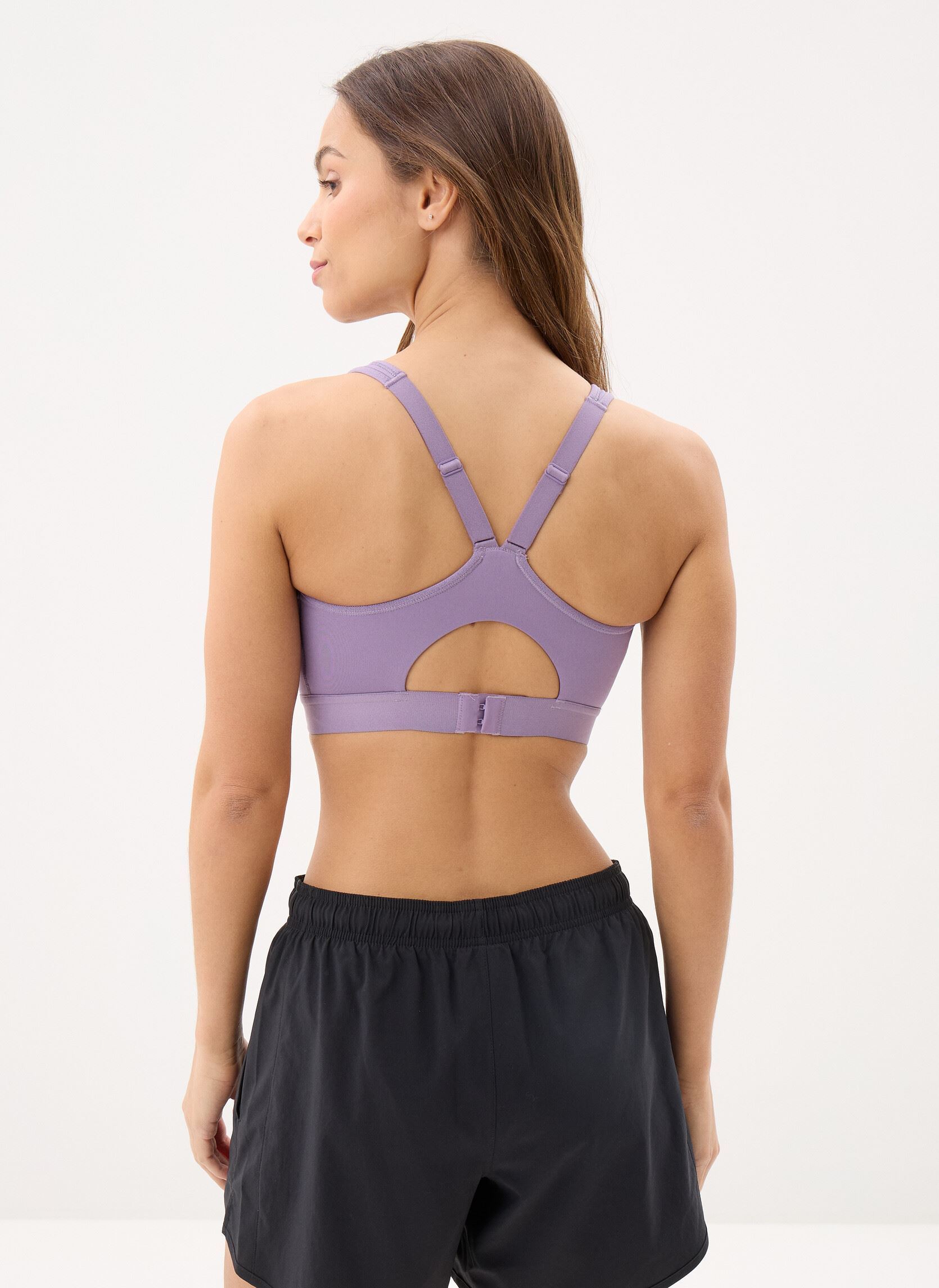 Sportbeha's NB Essential Run Bra dames paars New Balance Sportbeha's NB Essential Run Bra dames paars Candied Violet