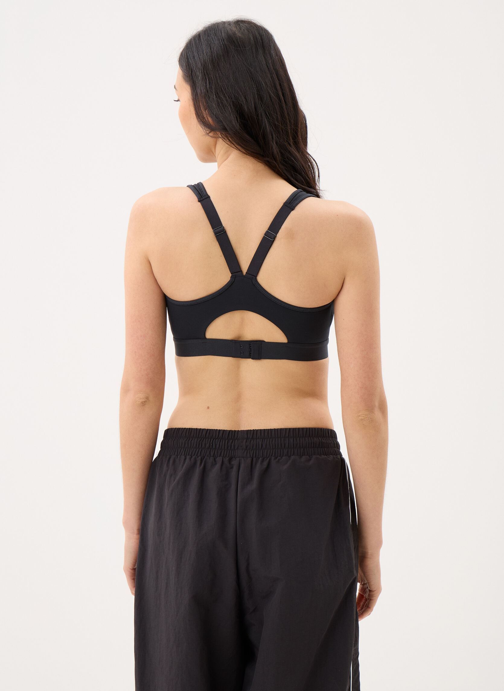 Sportbeha's NB Essential Run Bra dames zwart New Balance Sportbeha's NB Essential Run Bra dames zwart Black