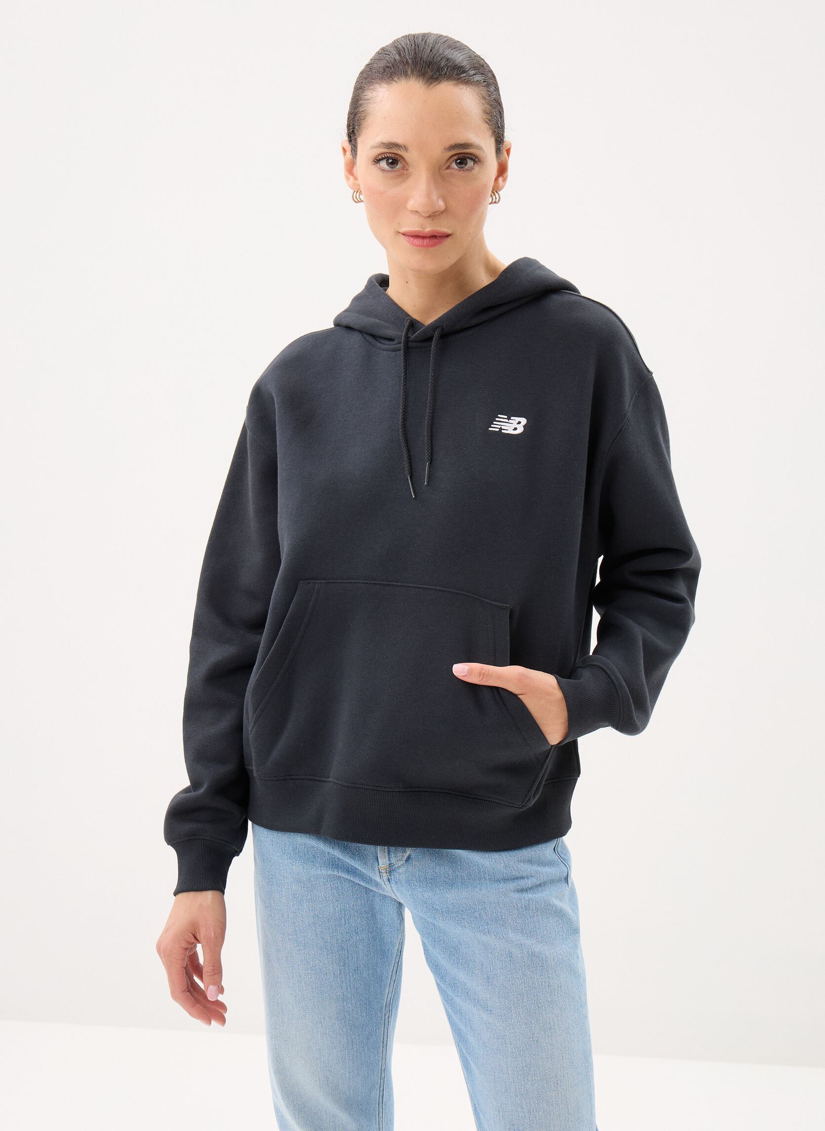 Sweat shirt New Balance SMALL LOGO HOODIE EU - vue 9