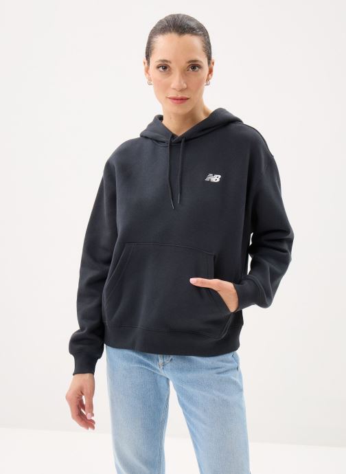 New Balance Kapuzenpullover Sport Essentials Fleece Hoodie damen schwarz