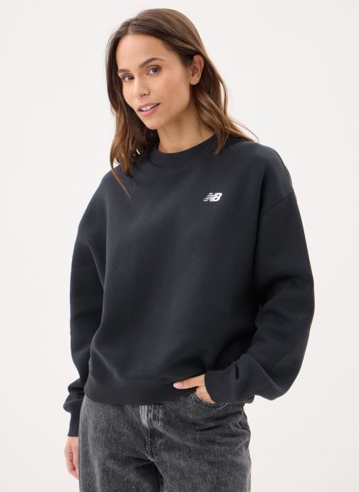 New Balance Sweatshirts Sport Essentials Fleece Crew W damen schwarz