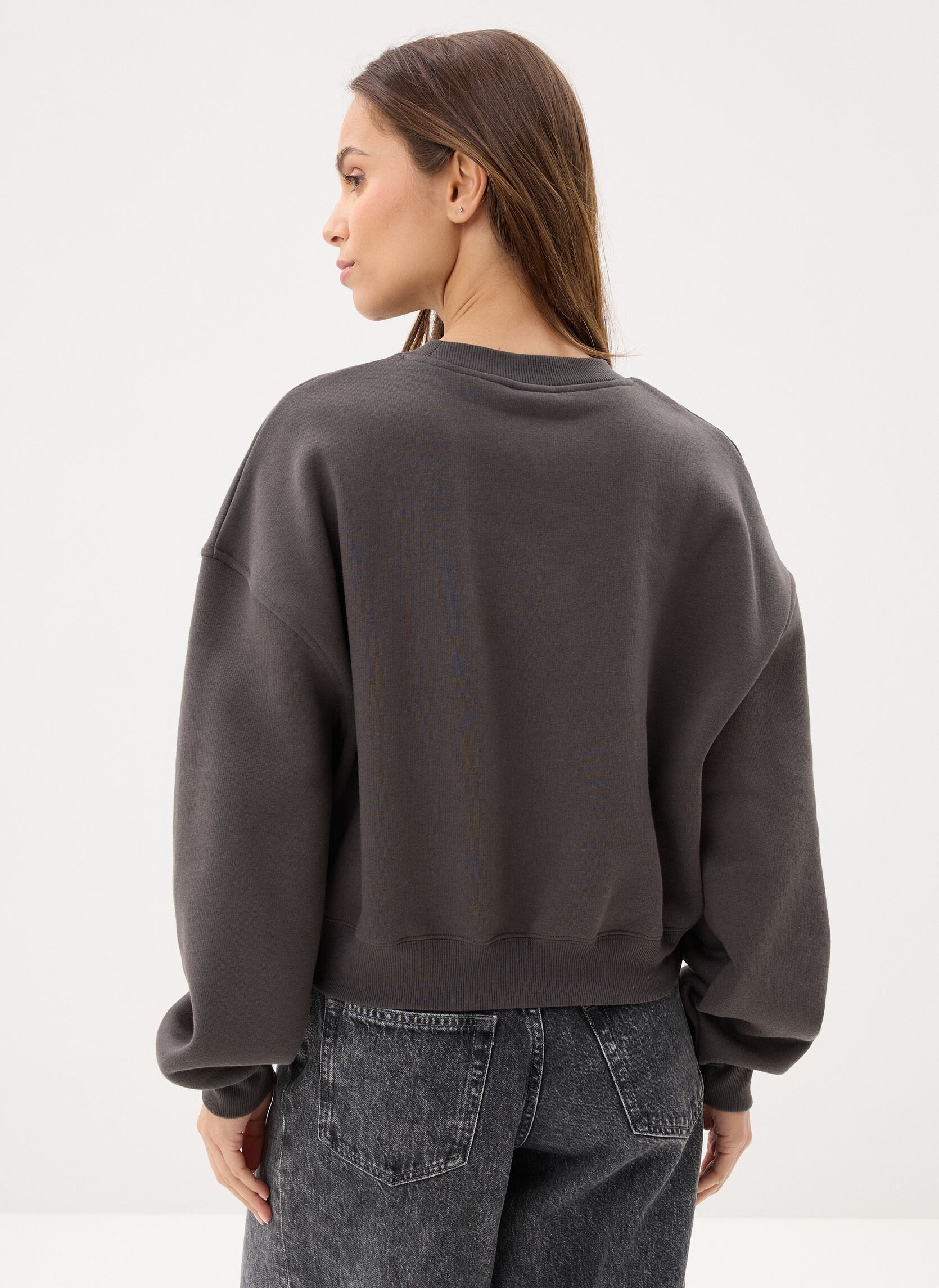 Sweatshirts Trackside Fleece Crew femme gris New Balance Sweatshirts Trackside Fleece Crew femme gris Faded black