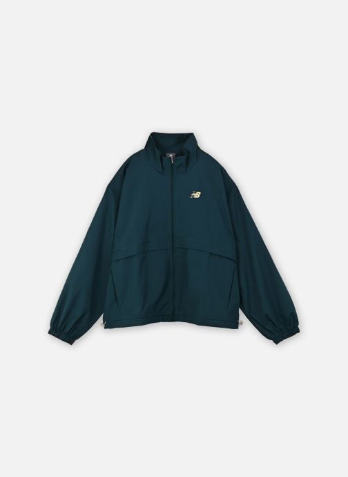 New Balance Vestes de survêtement Trackside Woven Jacket femme vert