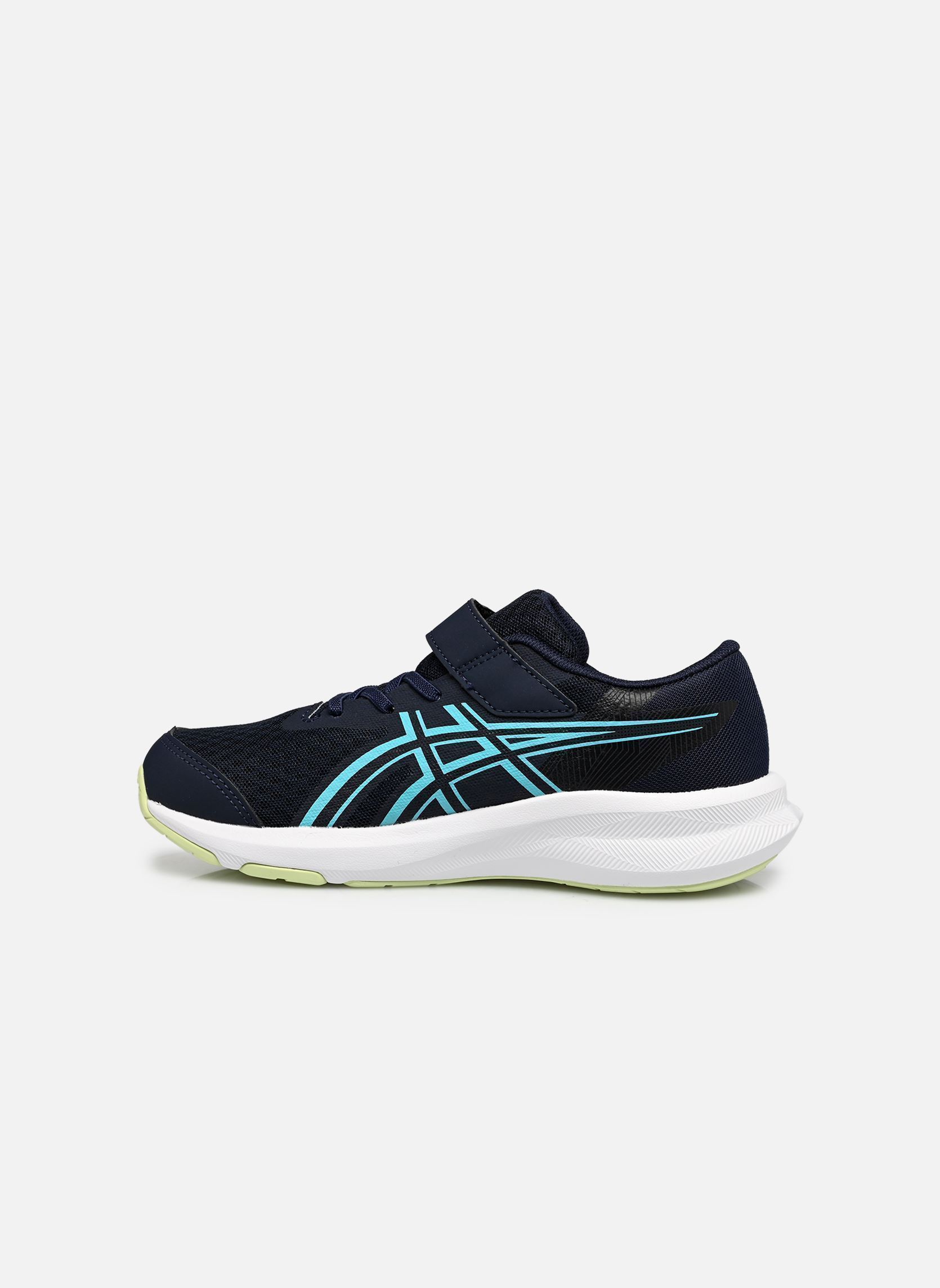 Sportschuhe PATRIOT 14 PS jungen blau Asics Sportschuhe PATRIOT 14 PS jungen blau MIDNIGHT/GLOW GREEN